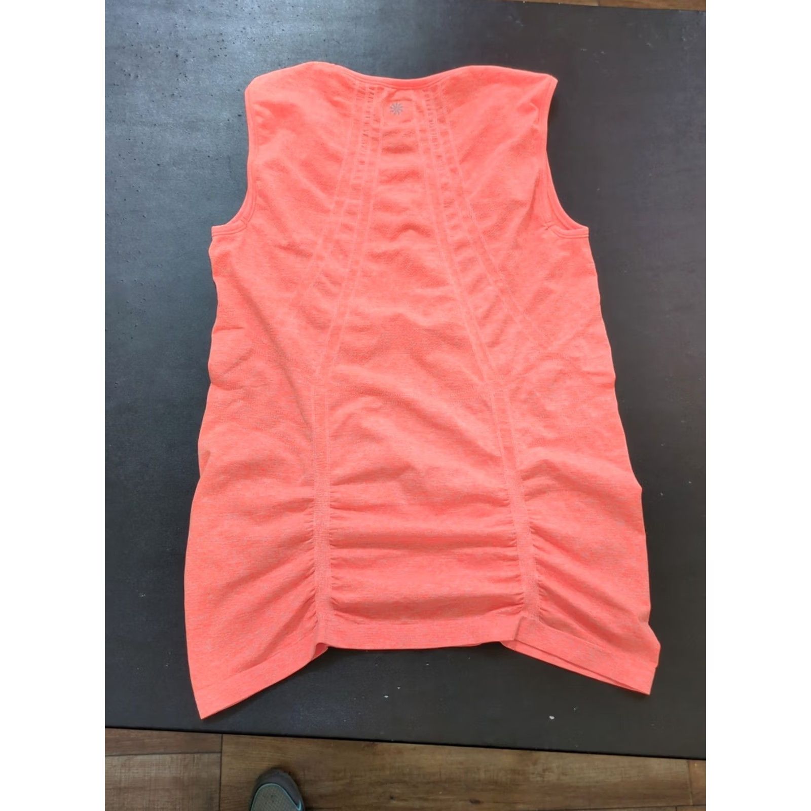 Athleta Athleta Tank Women's XL Orange Knit Sleeveless Pullover Activewear Top Size XL / US 12-14 / IT 48-50 - 4 Thumbnail