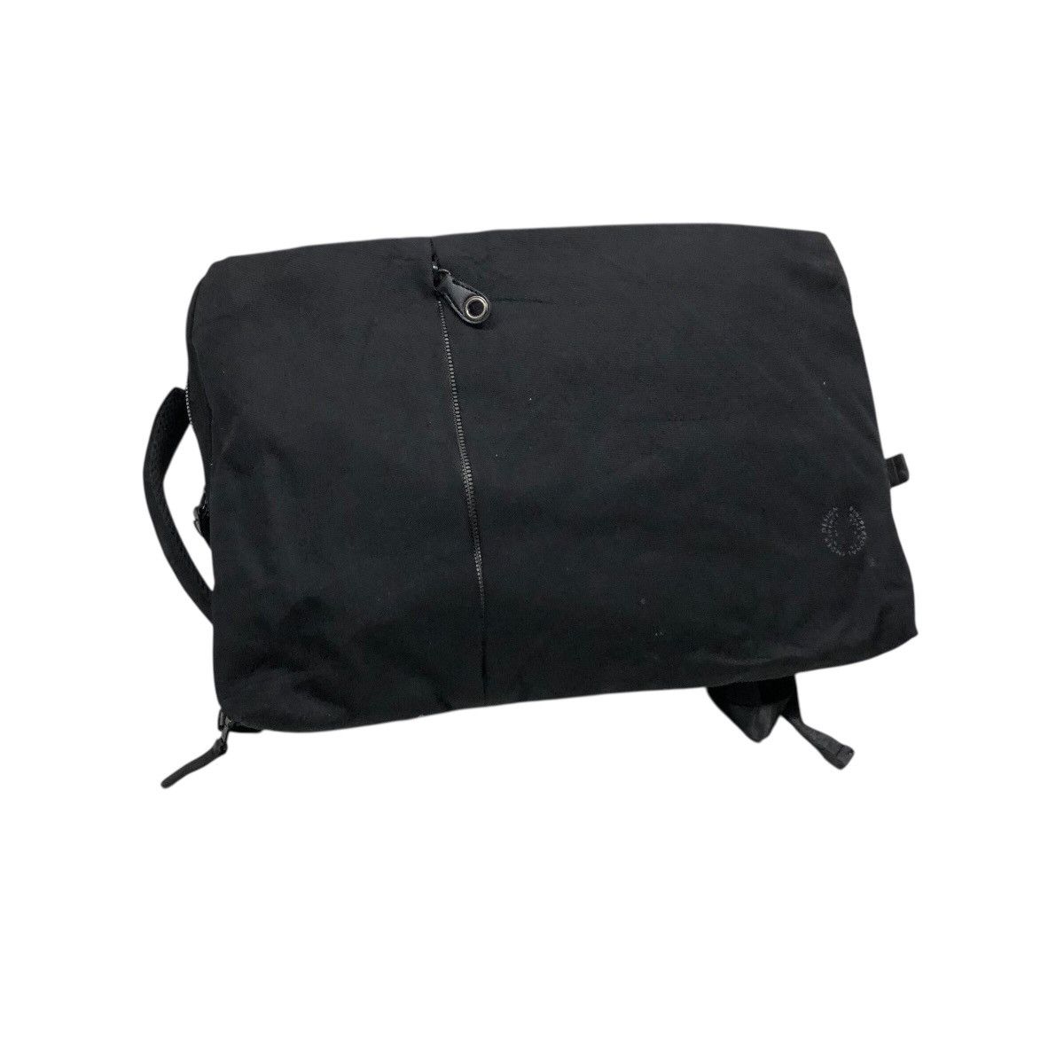 Japanese Brand 📌Rich Black Vintage Multi Use Back Pack Cordura Fabric Size ONE SIZE - 3 Thumbnail