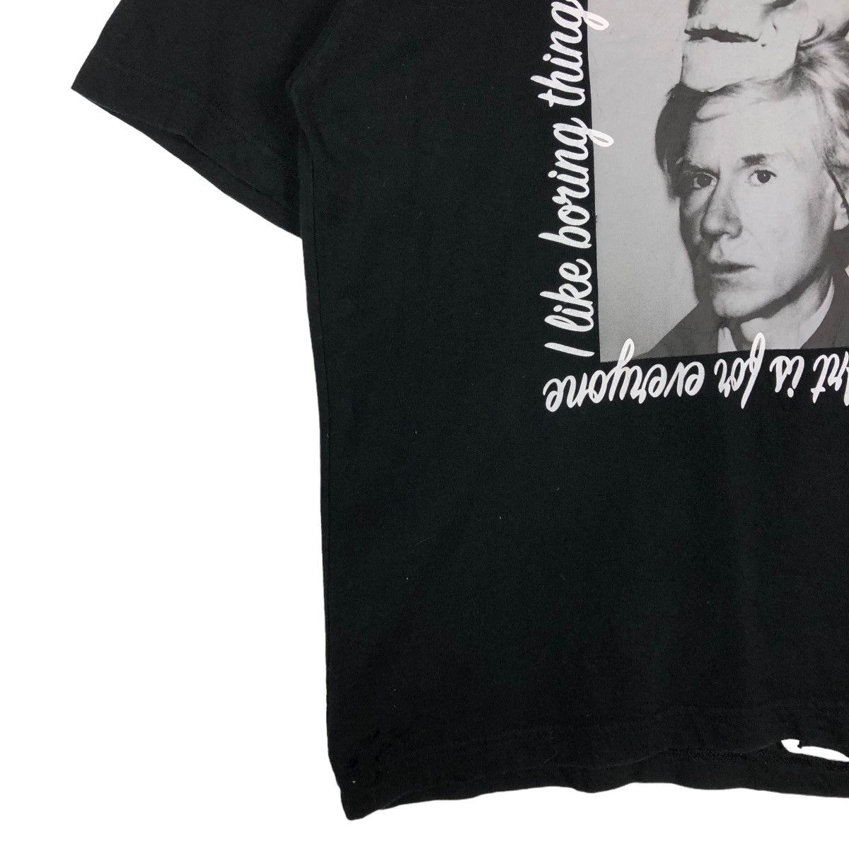 Andy Warhol 🔥Vintage T-Shirt Short Sleeve Andy Warhol Big Logo Size US S / EU 44-46 / 1 - 5 Thumbnail