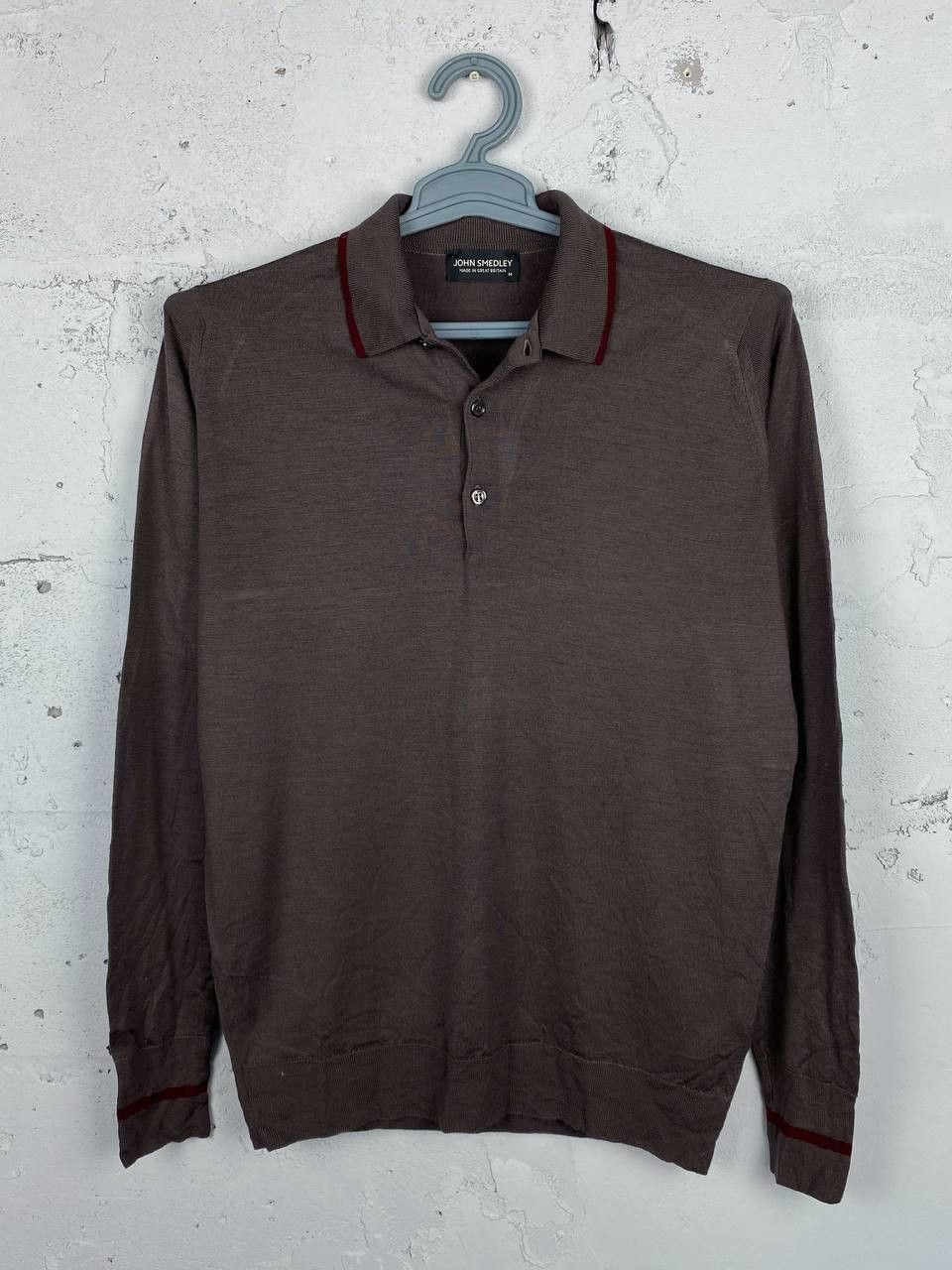 John Smedley × Vintage John Smedley Luxury Wool Polo Sweaters Size M Size US M / EU 48-50 / 2 - 1 Thumbnail