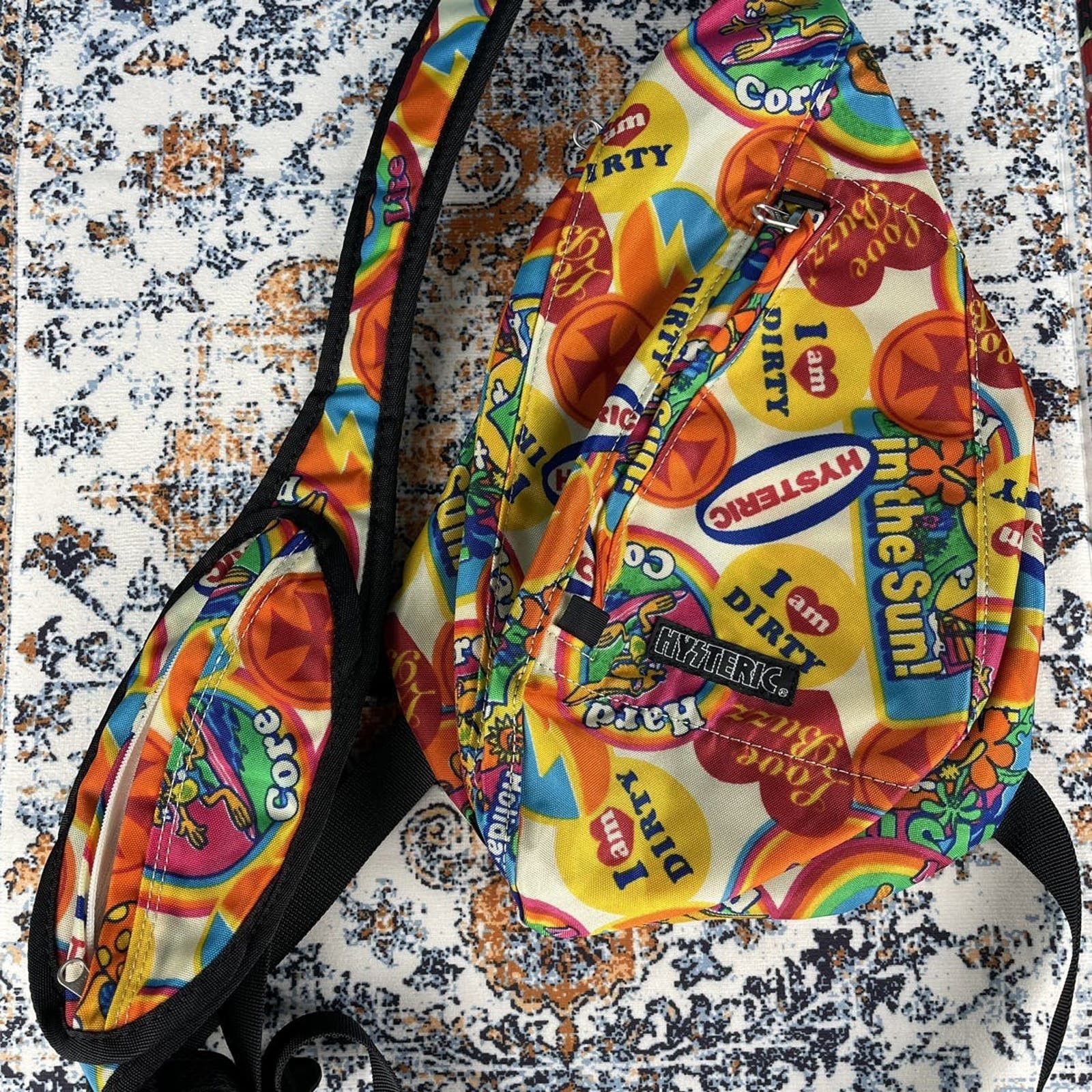Hysteric Glamour 🇯🇵’90s HYSTERIC GLAMOUR Patches Shoulder Bag Size ONE SIZE - 3 Thumbnail