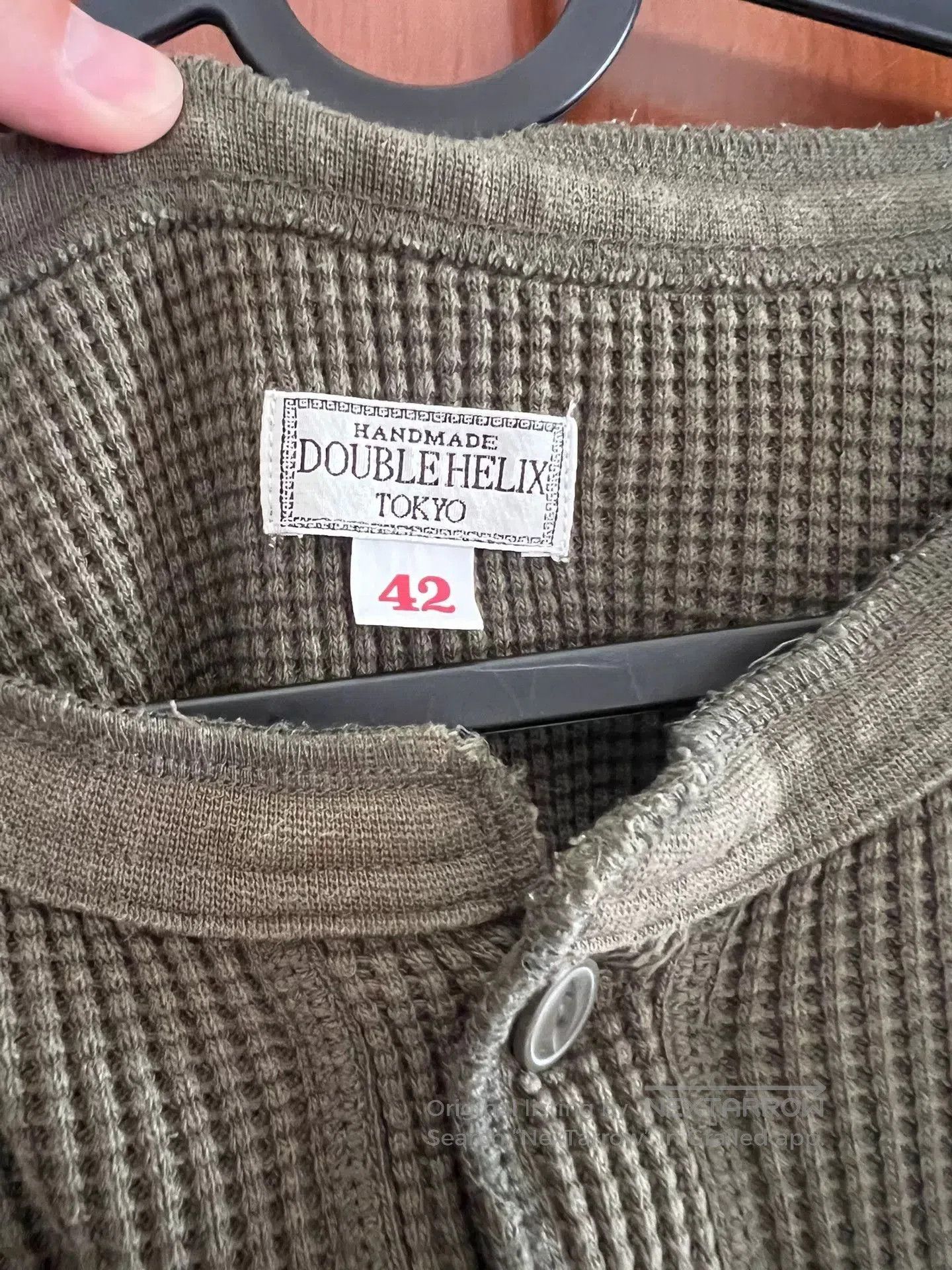 DOUBLE HELIX Double Helix Military Waffle Layering Top. Size US XS / EU 42 / 0 - 3 Thumbnail