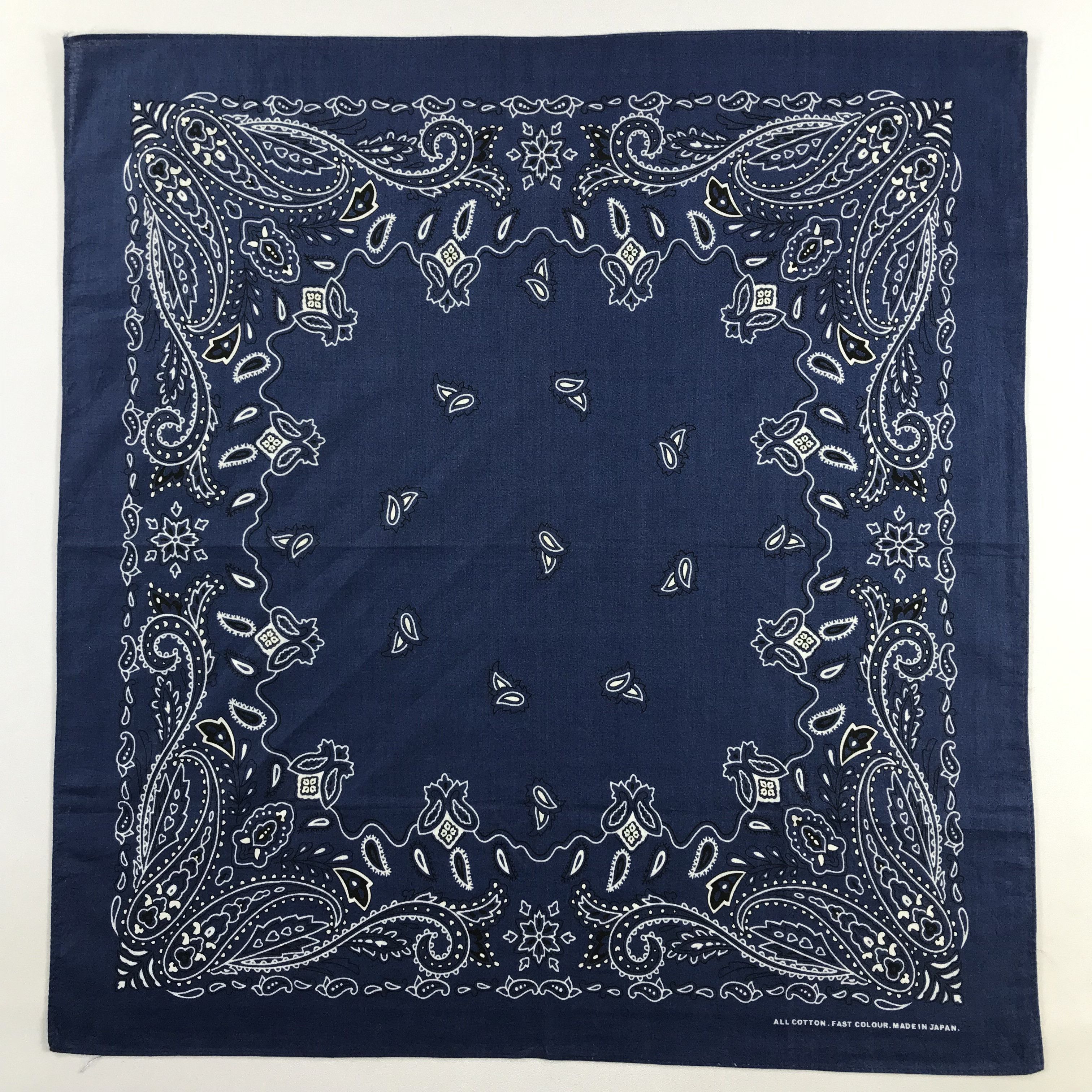 Japanese Brand Japanese Paislee Handkerchief / Bandana / Neckerchief C726 Size ONE SIZE - 3 Thumbnail