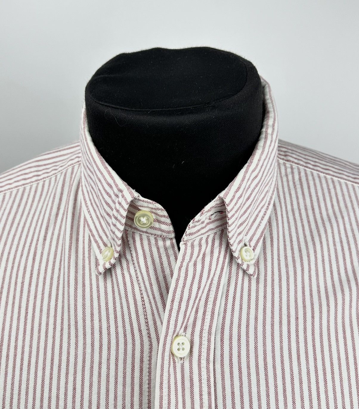 Bape Bathing Ape BAPE Striped Button Down Shirt Made in Japan Size US XL / EU 56 / 4 - 4 Thumbnail