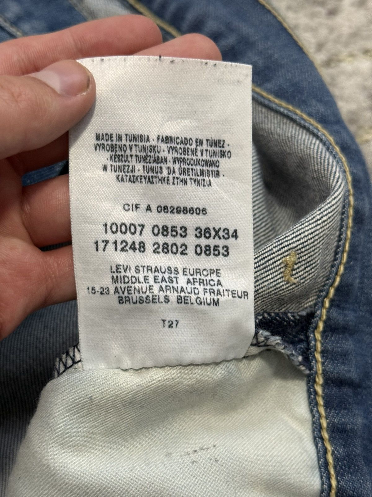 Levi's Levi's Engineered Jeans Buckle Back Type Japan Baggy Y2K Size US 34 / EU 50 - 7 Thumbnail