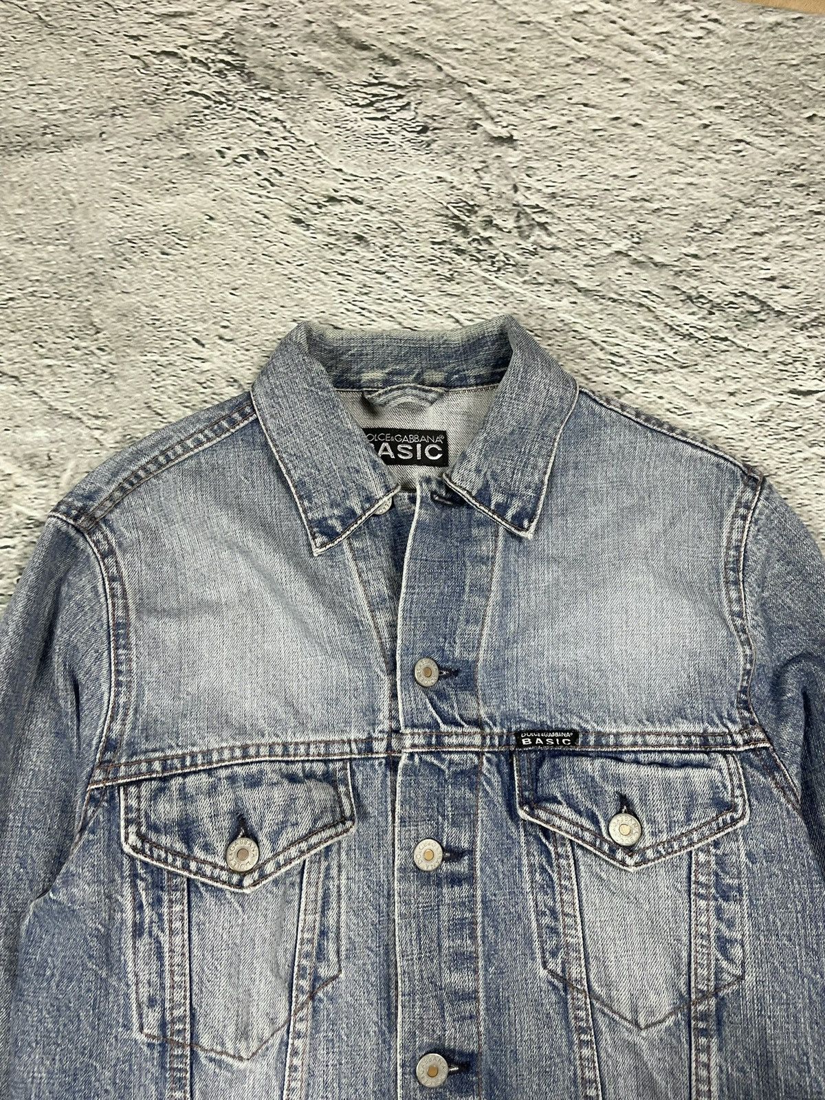 Dolce & Gabbana Dolce Gabbana D&G Basic Denim Jacket blue slim digger Size US L / EU 52-54 / 3 - 3 Thumbnail