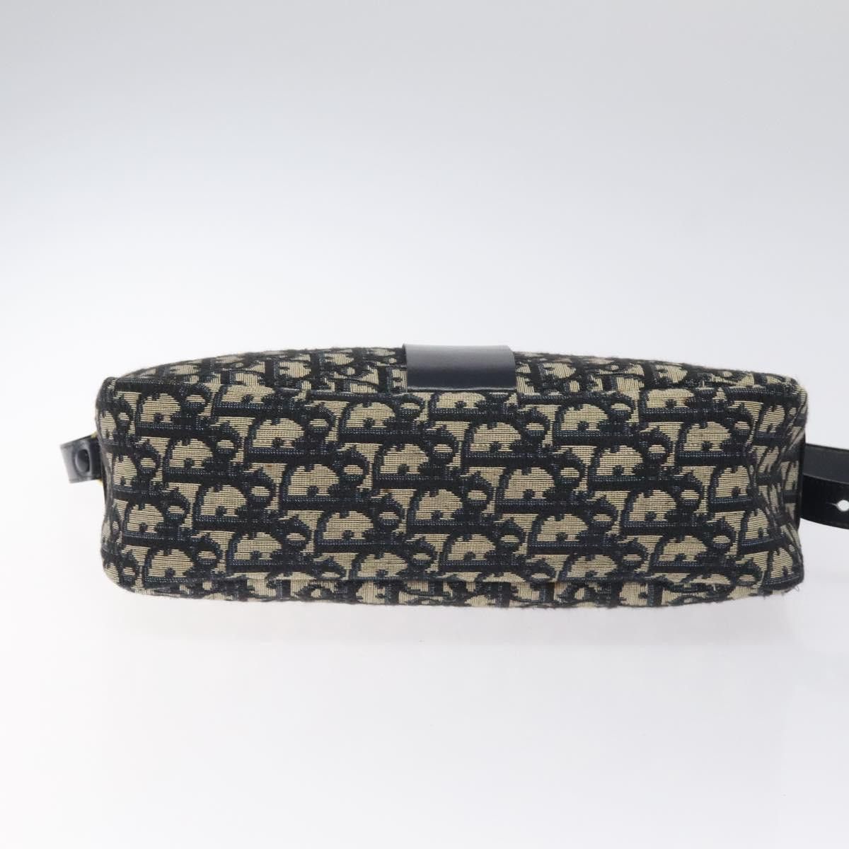Dior DIOR Trotter Canvas Shoulder Bag Navy Gold Size ONE SIZE - 9 Thumbnail