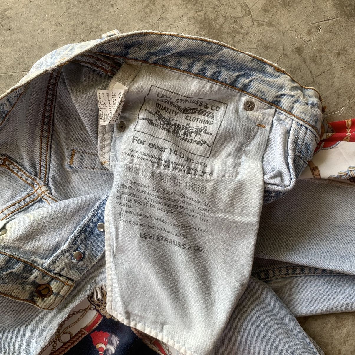 Obelisk Obelisk × Levi’s Rework Denim Shorts Size US 30 / EU 46 - 10 Thumbnail
