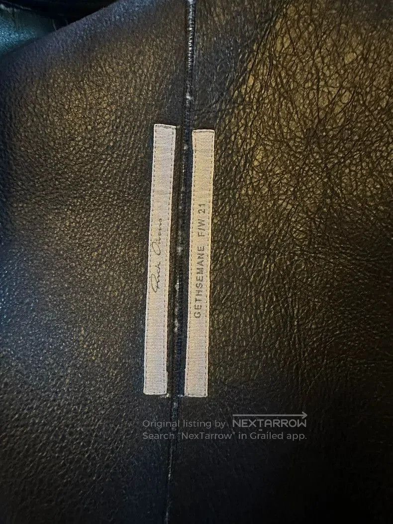 Rick Owens Rick Owens Shearling Leather Jacket FW21. Size US M / EU 48-50 / 2 - 5 Thumbnail