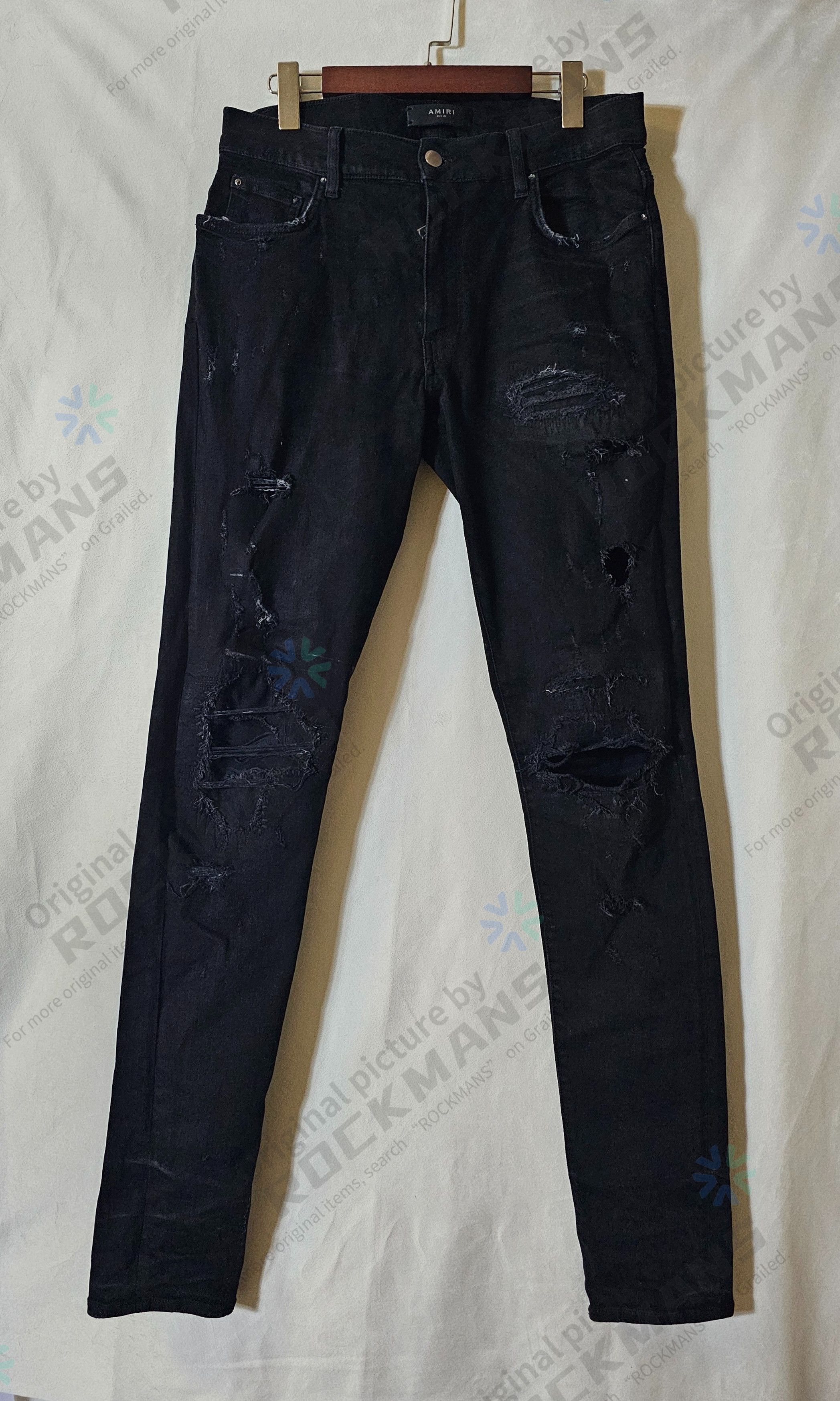 Amiri Amiri Black Denim Jeans with Black Lining Size 32 Size US 32 / EU 48 - 1 Thumbnail