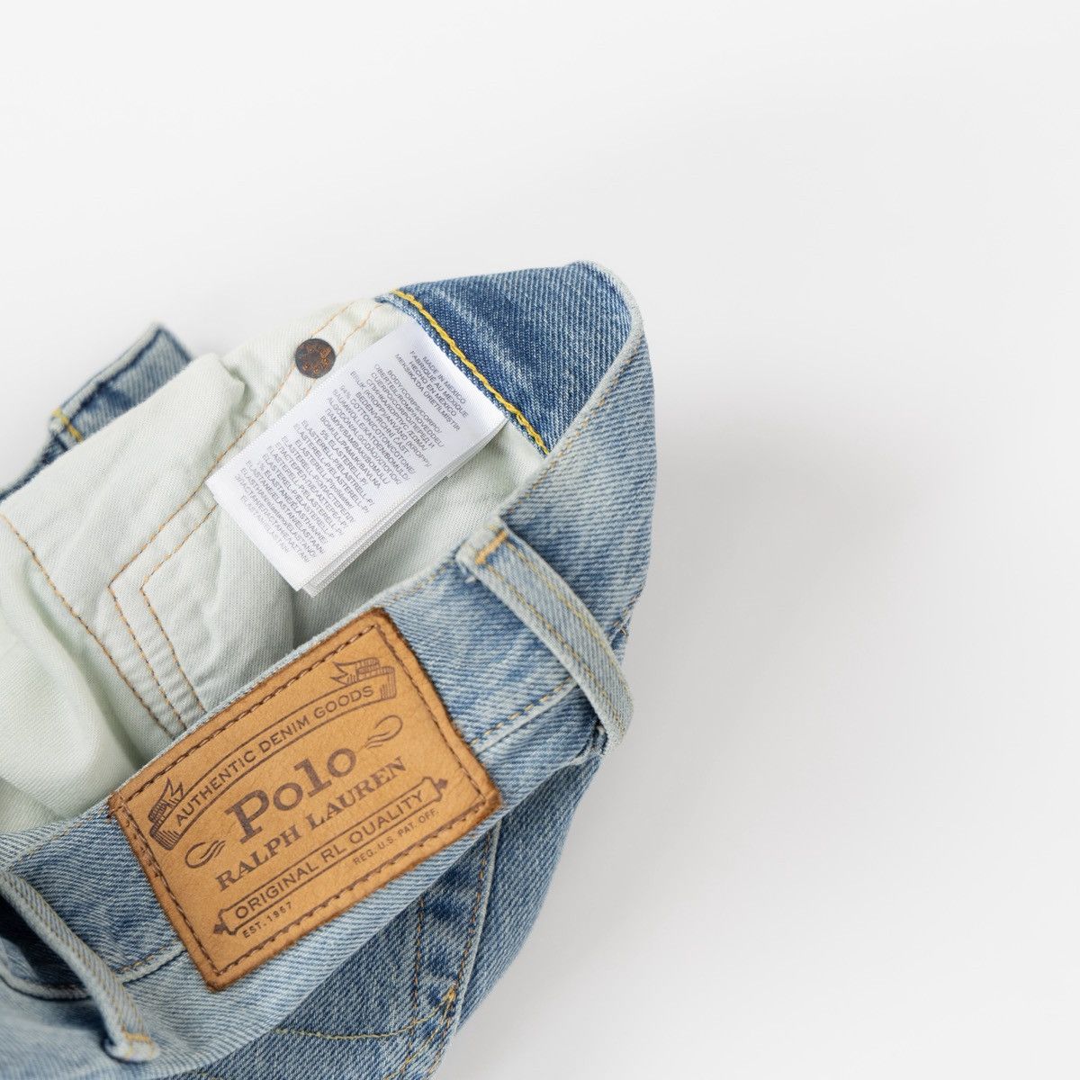 Ralph Lauren Ralph Lauren Men Blue Jeans Big Size Light Wash Straight Fit Size US 38 / EU 54 - 7 Thumbnail