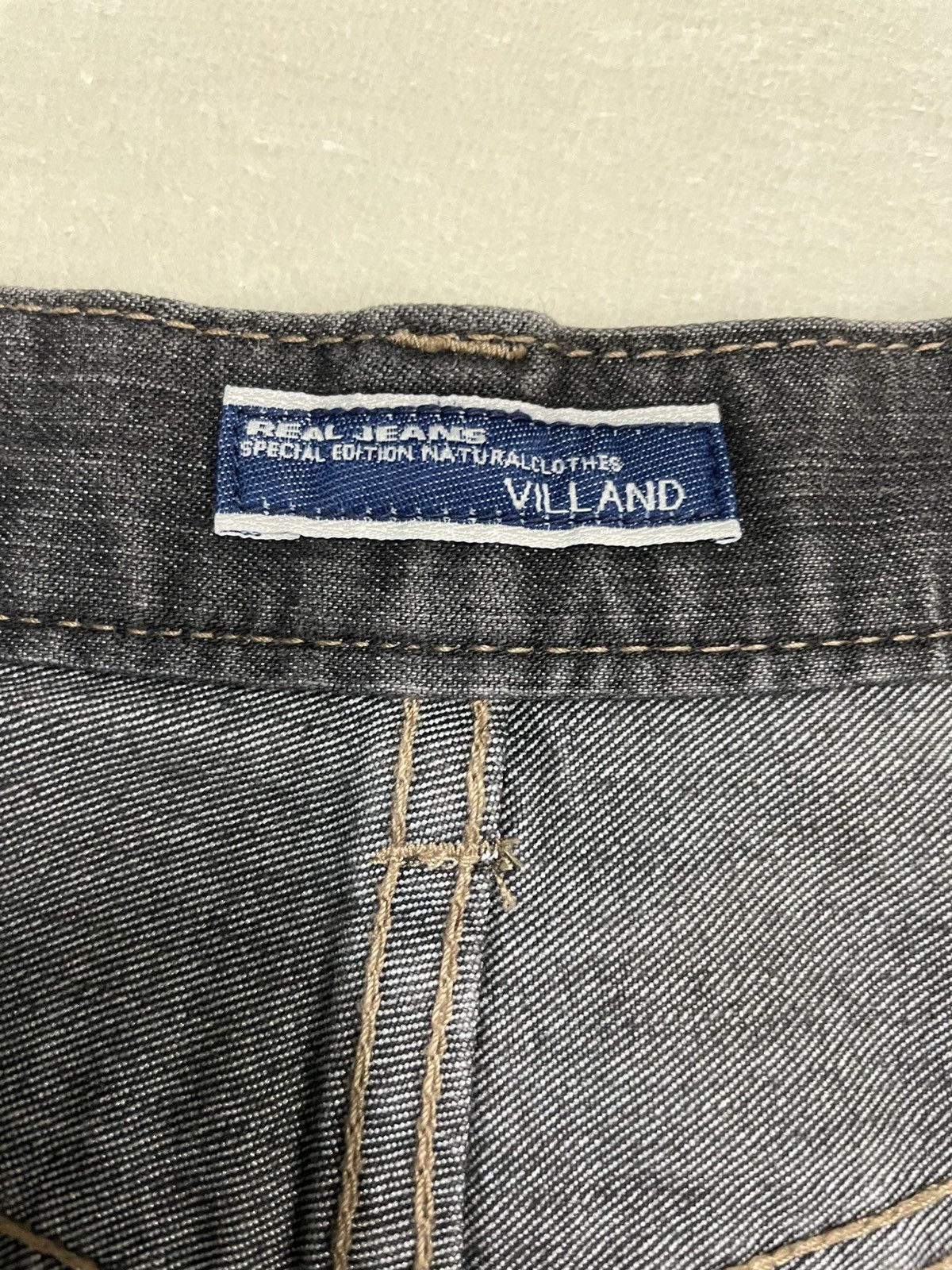 Japanese Brand Vintage Villand Faded Mudwash Denim Jeans Size US 32 / EU 48 - 7 Thumbnail