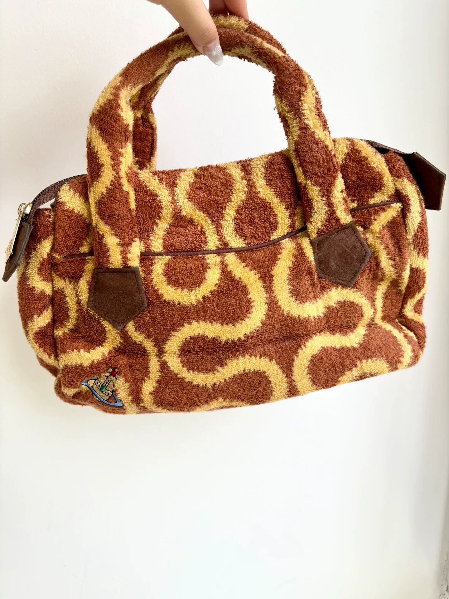 Vivienne Westwood Vivienne Westwood Vintage Brown Pirate Print Handbag Size ONE SIZE - 1 Thumbnail