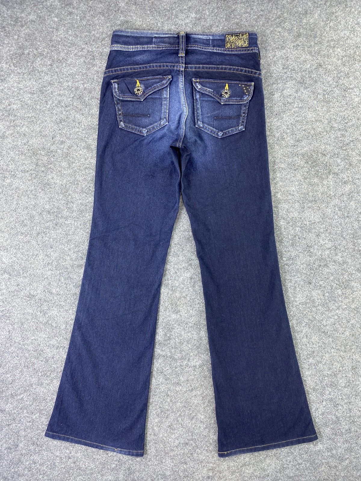Edwin × Jean Something Edwin Blue Wash Bootcut Jeans - J1054 Size 27" / US 4 / IT 40 - 4 Thumbnail