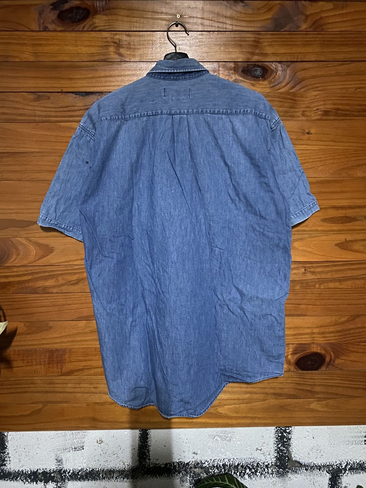 Polo Ralph Lauren Polo by Ralph Lauren Denim Short Sleeve Shirt | Classic Blue Size US L / EU 52-54 / 3 - 10 Thumbnail