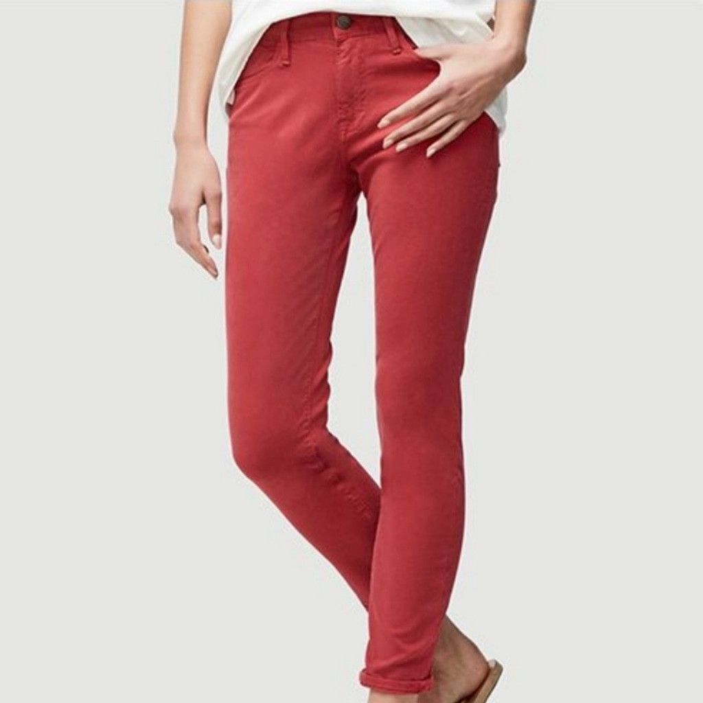 Frame Frame Le High Skinny vintage red 5 pocket jeans pants sz 25 Size 25" / US 0 / IT 36 - 2 Thumbnail