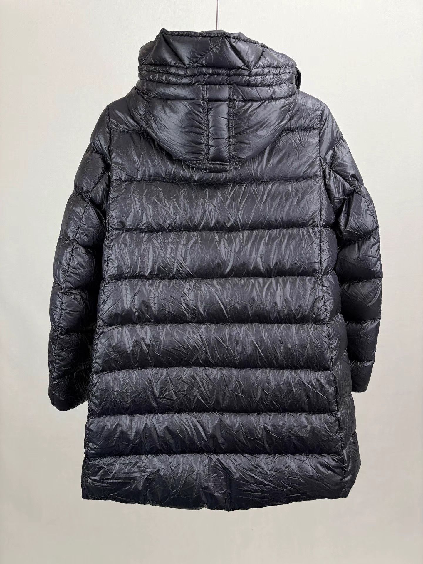 Moncler MONCLER SUYEN Black Long Down Jacket Size US L / EU 52-54 / 3 - 2 Thumbnail
