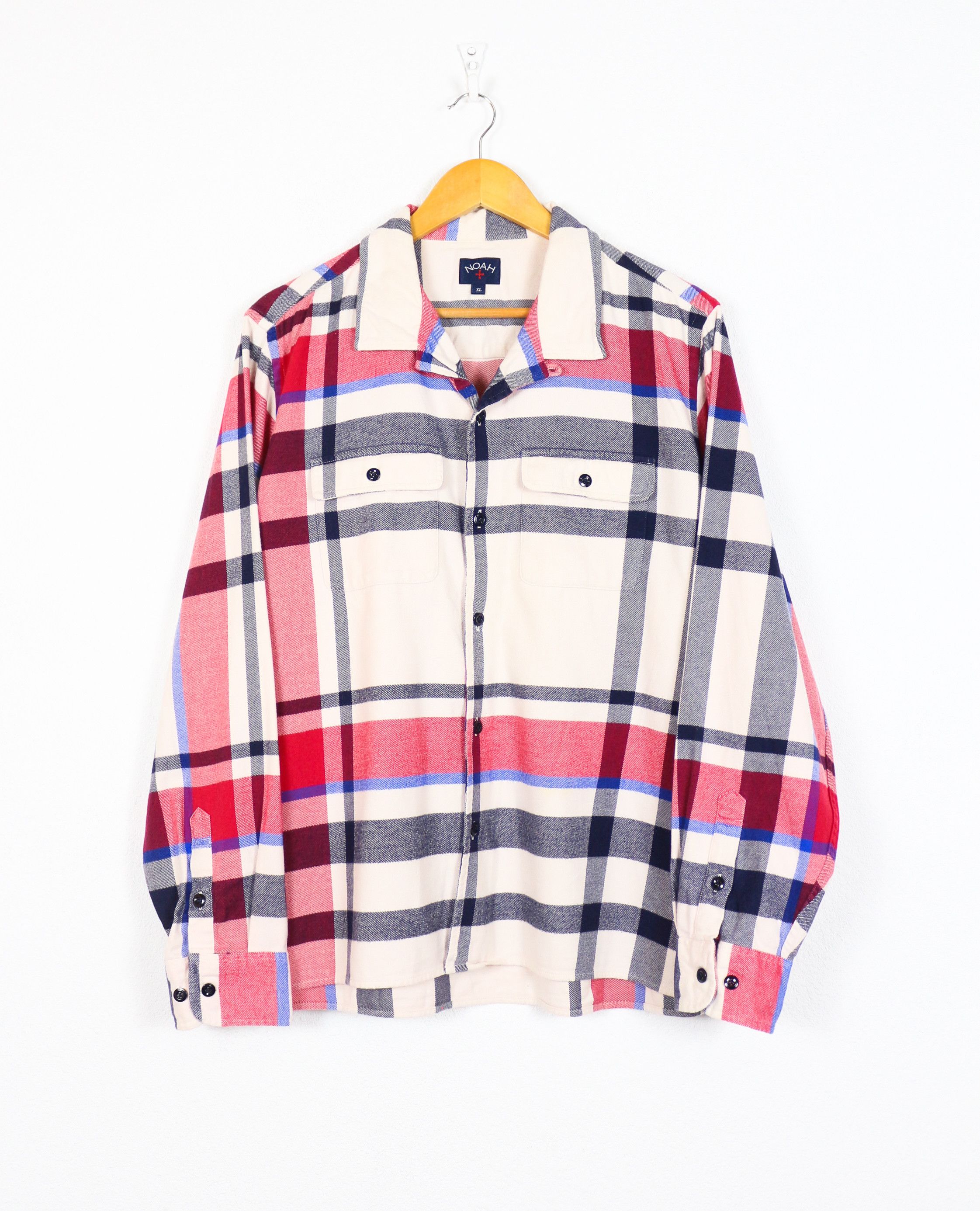 Noah Noah Heavyweight Bright Plaid Flannel | Grailed