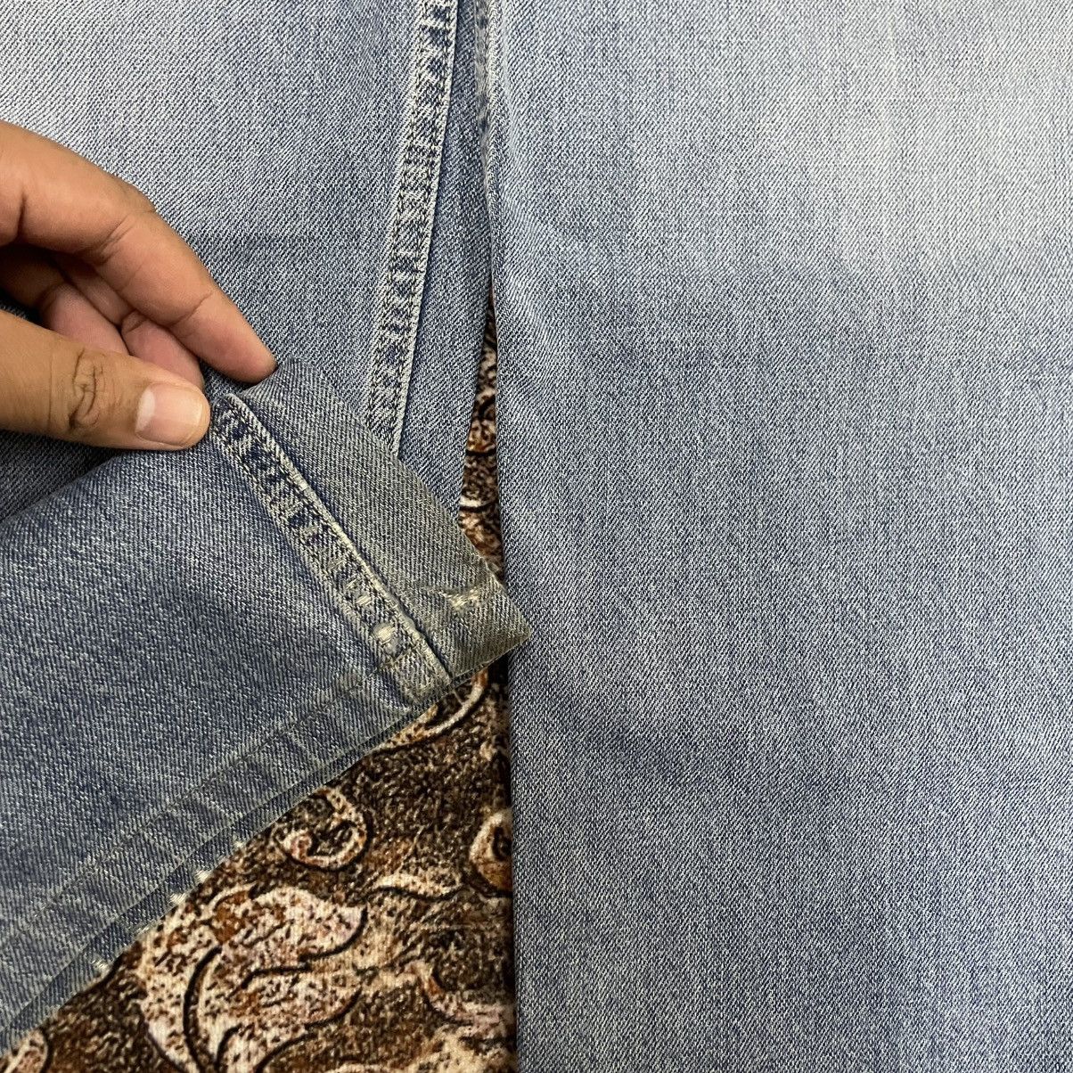 Arizona Jean Co. 🔥Vintage Arizona Jean Ripped Distress Carpenter Denim Jeans Size US 35 - 8 Thumbnail
