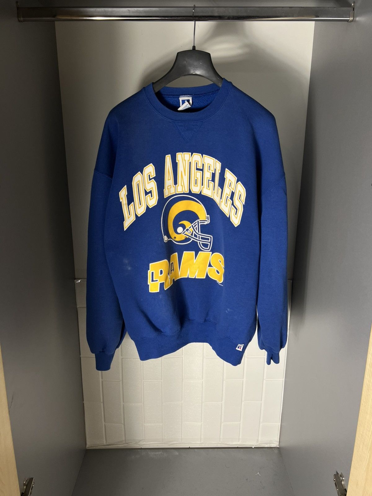 Russell Athletic × Vintage VERY RARE RUSSEL ATHLETIC LOS ANGELES RAMS 1994 NFL Y2K 90s Size US XL / EU 56 / 4 - 1 Thumbnail