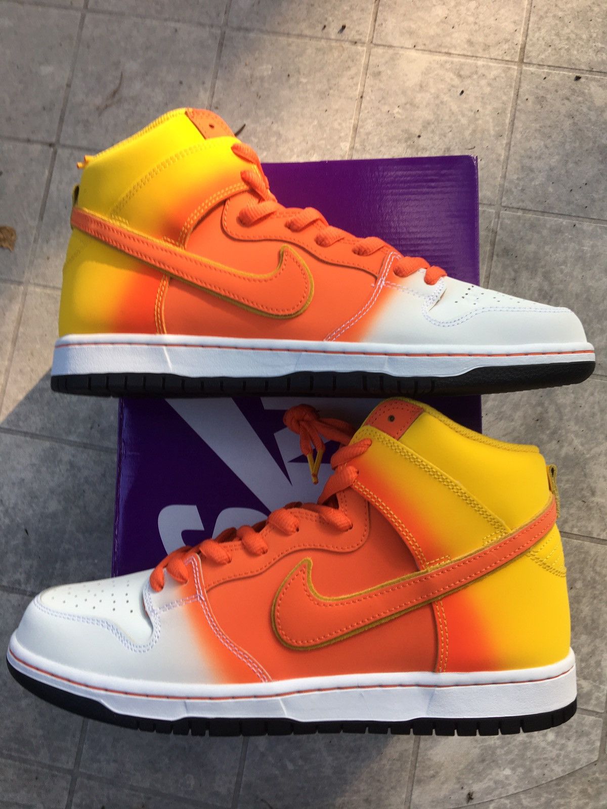 Nike NEW Nike SB Dunk High „Sweet Tooth Candy Corn” US11 Size US 11 / EU 44 - 3 Thumbnail