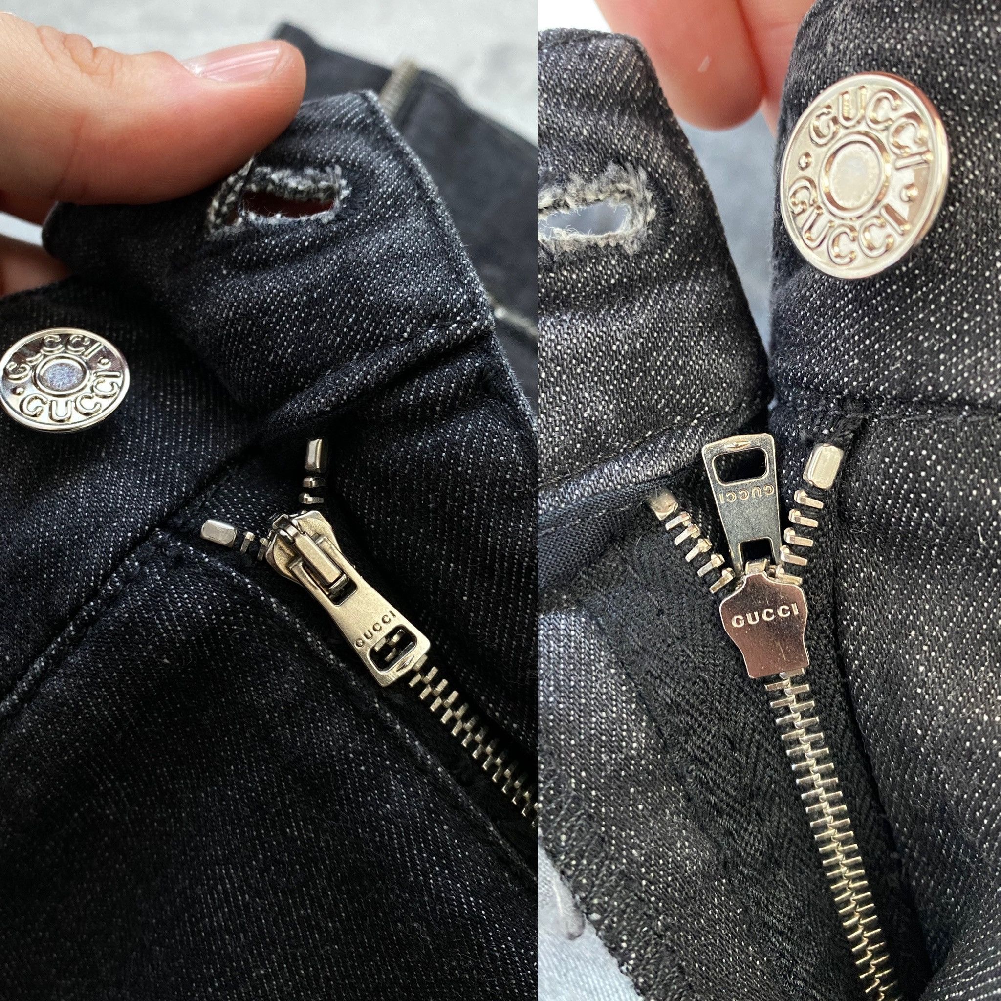 Gucci GUCCI by Tom Ford Women’s Biker Moto Zipper Size 30" / US 8 / IT 44 - 8 Thumbnail