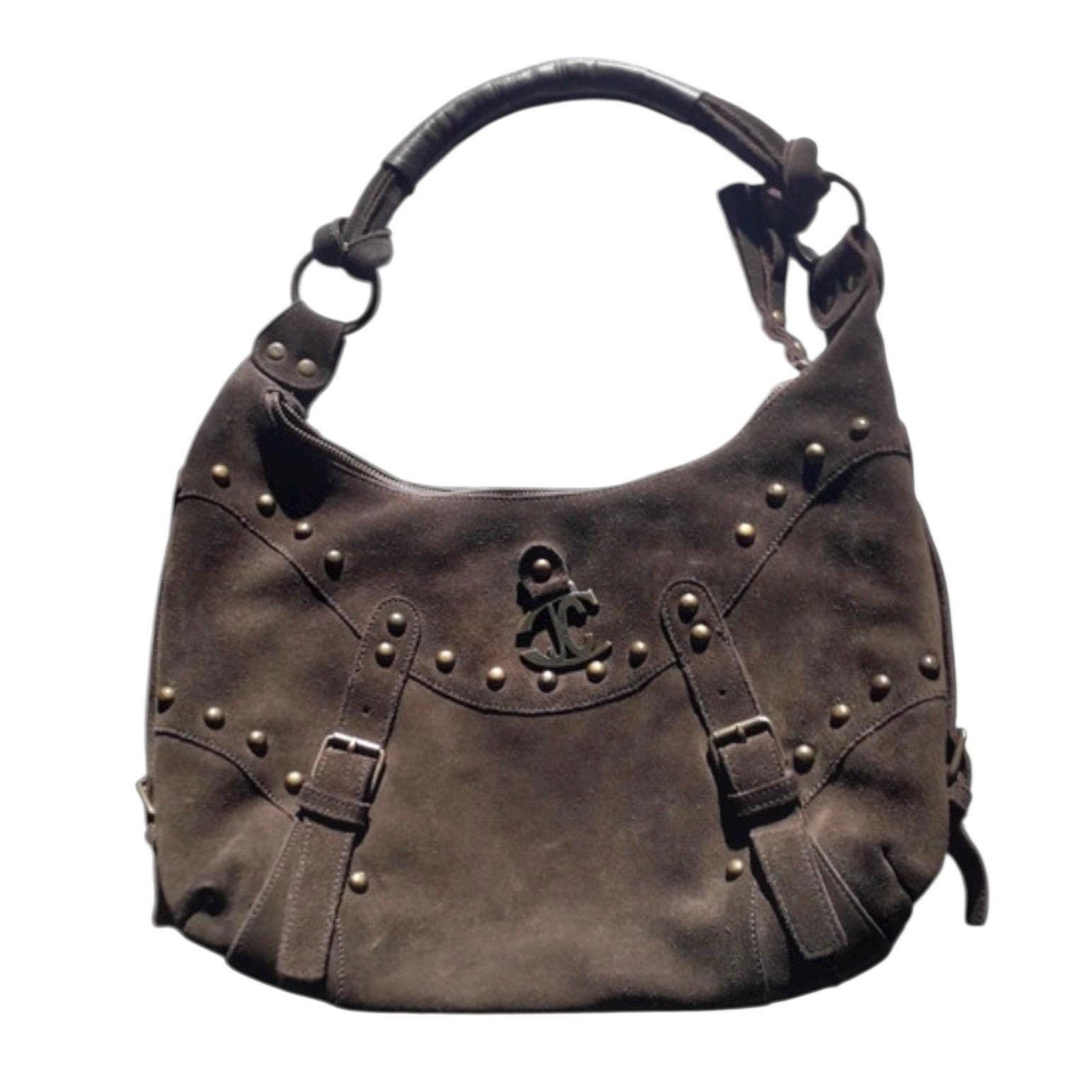 Roberto Cavalli The Cavalli Medium Suede Bag Size ONE SIZE - 1 Thumbnail
