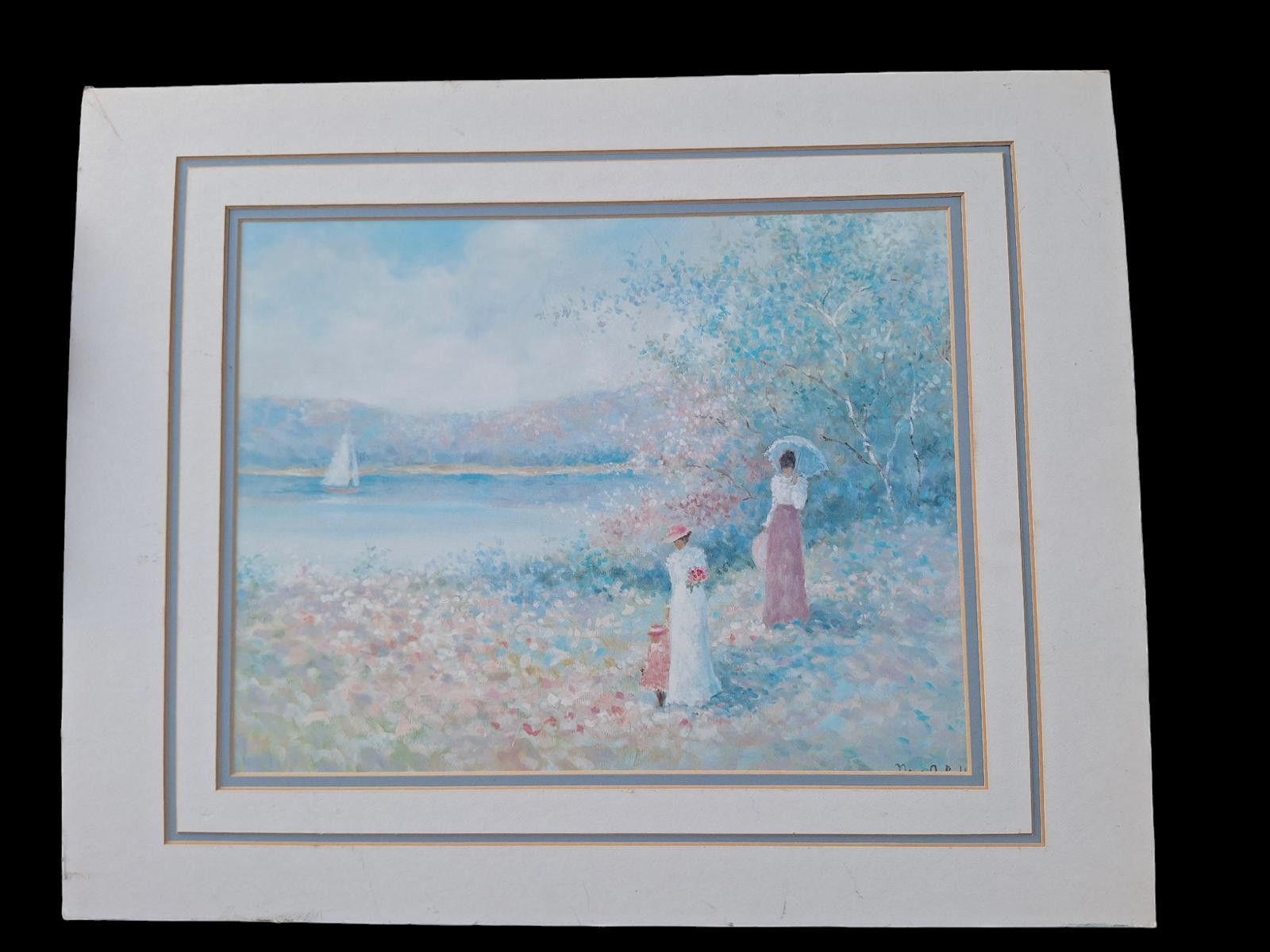 Designer NORA DEBOLT - Strolling Offset Lithograph Size ONE SIZE - 1 Thumbnail
