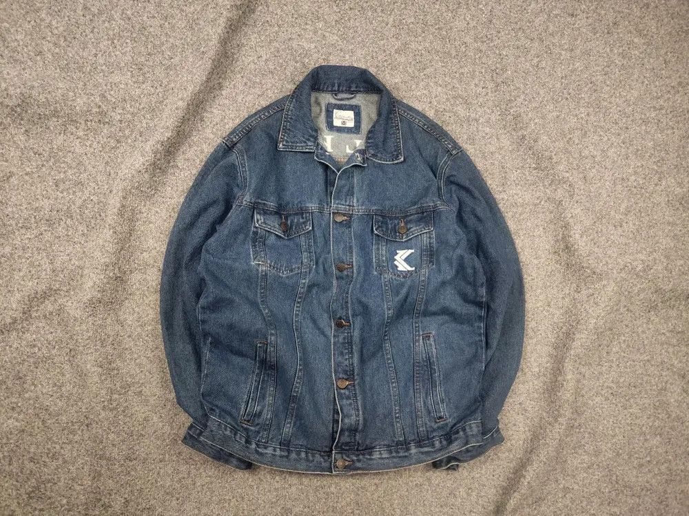 Karl Kani Karl Kani Vintage Logo BLue Button denim Jacket Y2K Style Size US M / EU 48-50 / 2 - 1 Thumbnail
