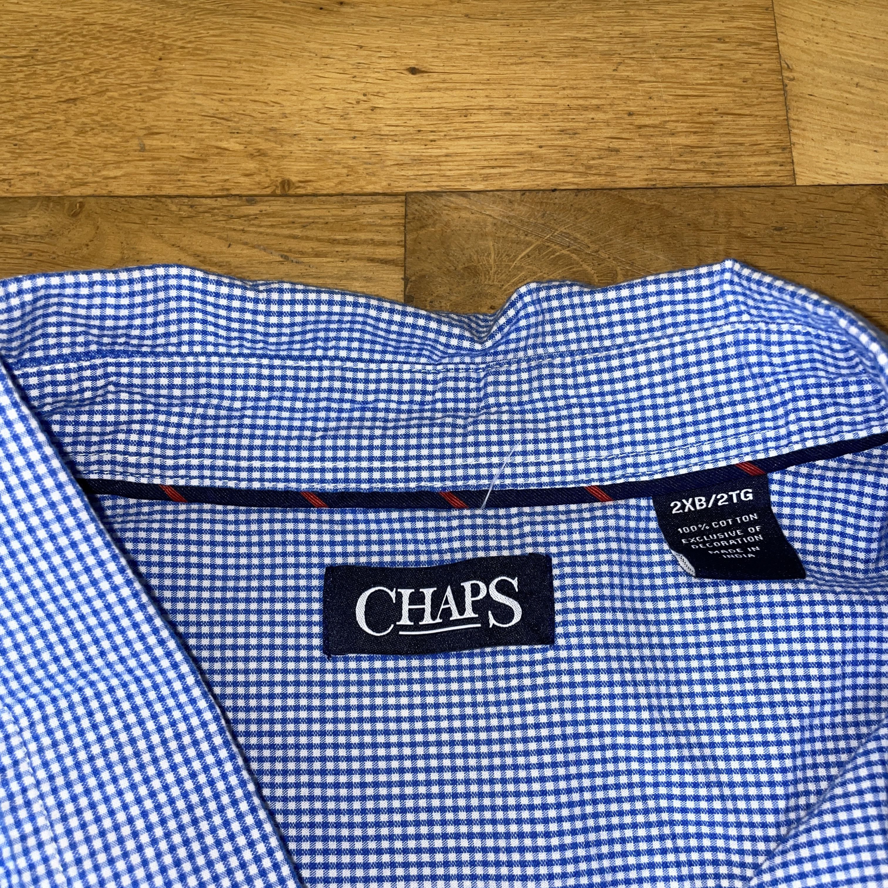 Chaps Chaps Men's Fashionable Shirt In Crampons Large Size 2 Xb Size US XXL / EU 58 / 5 - 2 Thumbnail