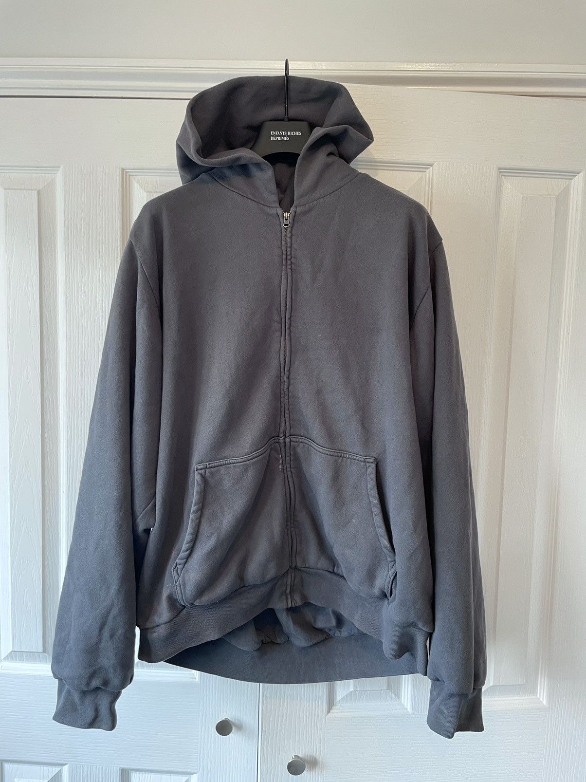 Pre-owned Gap X Kanye West Unreleased Grey Yeezy Gap Zip Up Hoodie