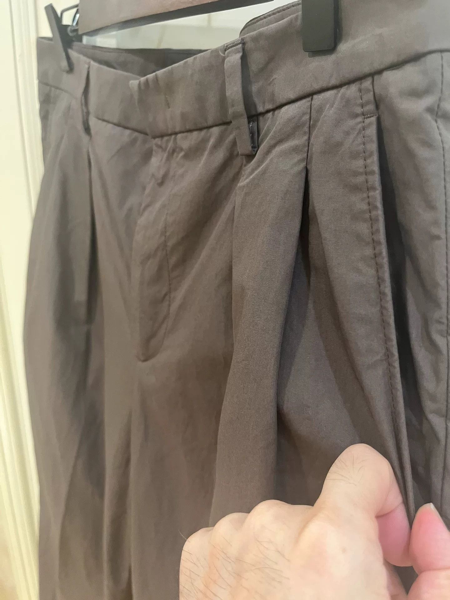 Valentino Valentino Brown Cotton Suit Pants Size US 30 / EU 46 - 9 Thumbnail