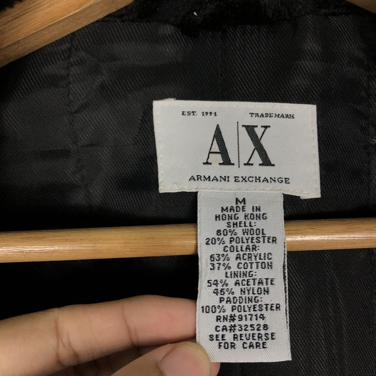 Japanese Brand 🔥Double Breast Mink Fur Jacket Armani Exchange Rich Black Size US M / EU 48-50 / 2 - 17 Thumbnail