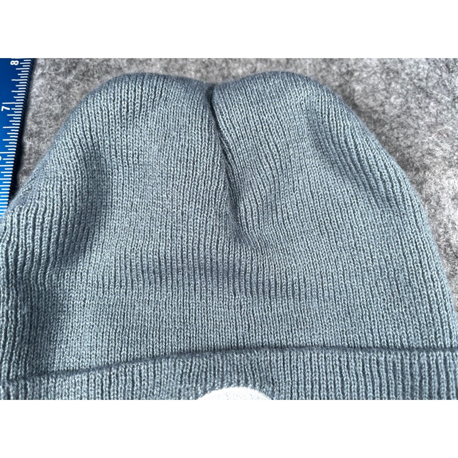 Vintage UDC Beanie Toque Adult One Size Blue Knit Acrylic Embroidered Camp Snow Ski Hat/Cap Beanie Mens Winter Ski Theme Size ONE SIZE - 3 Thumbnail