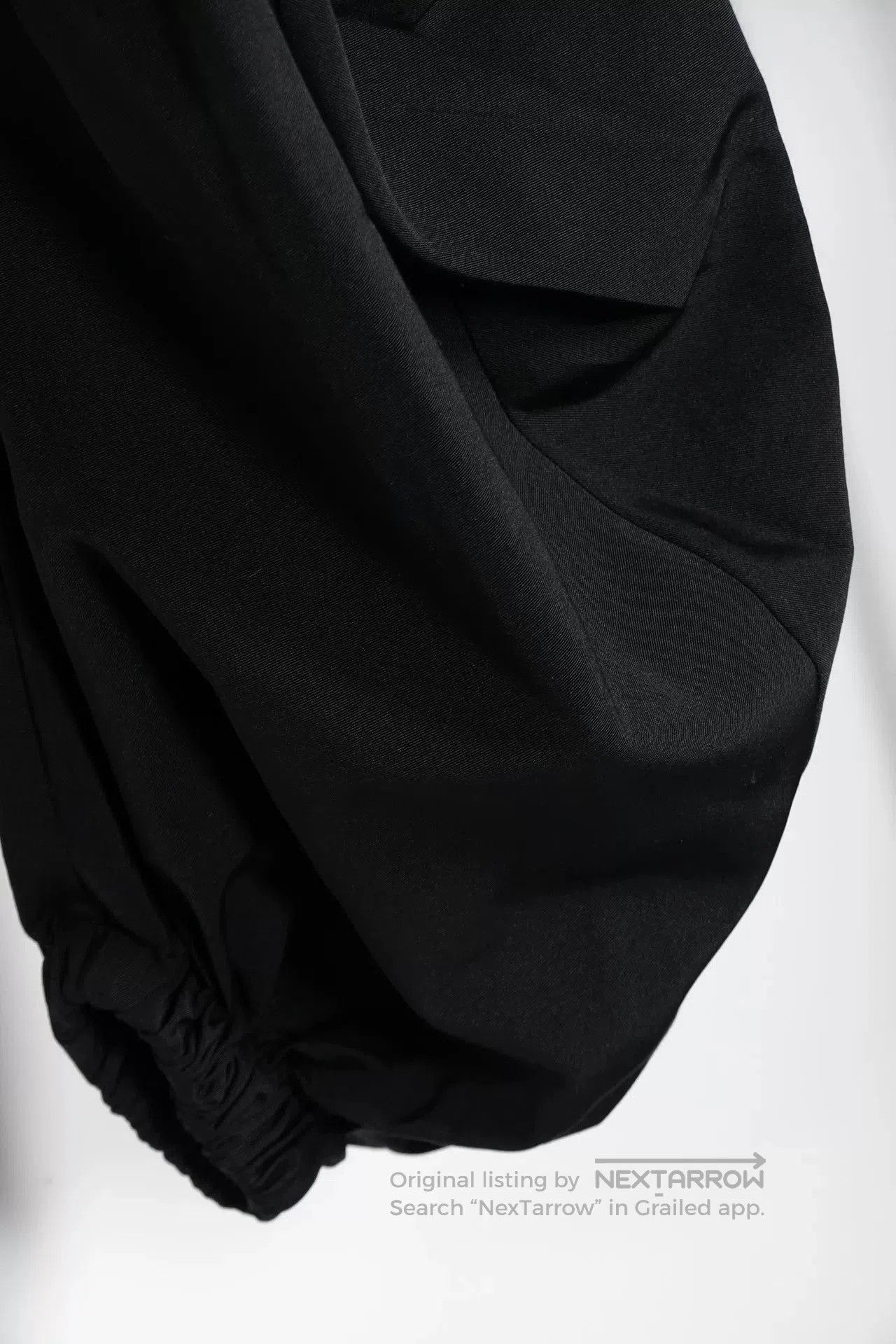 Japanese Brand Black Puff Sleeve Top by HAENGNAE. Size M / US 6-8 / IT 42-44 - 7 Thumbnail
