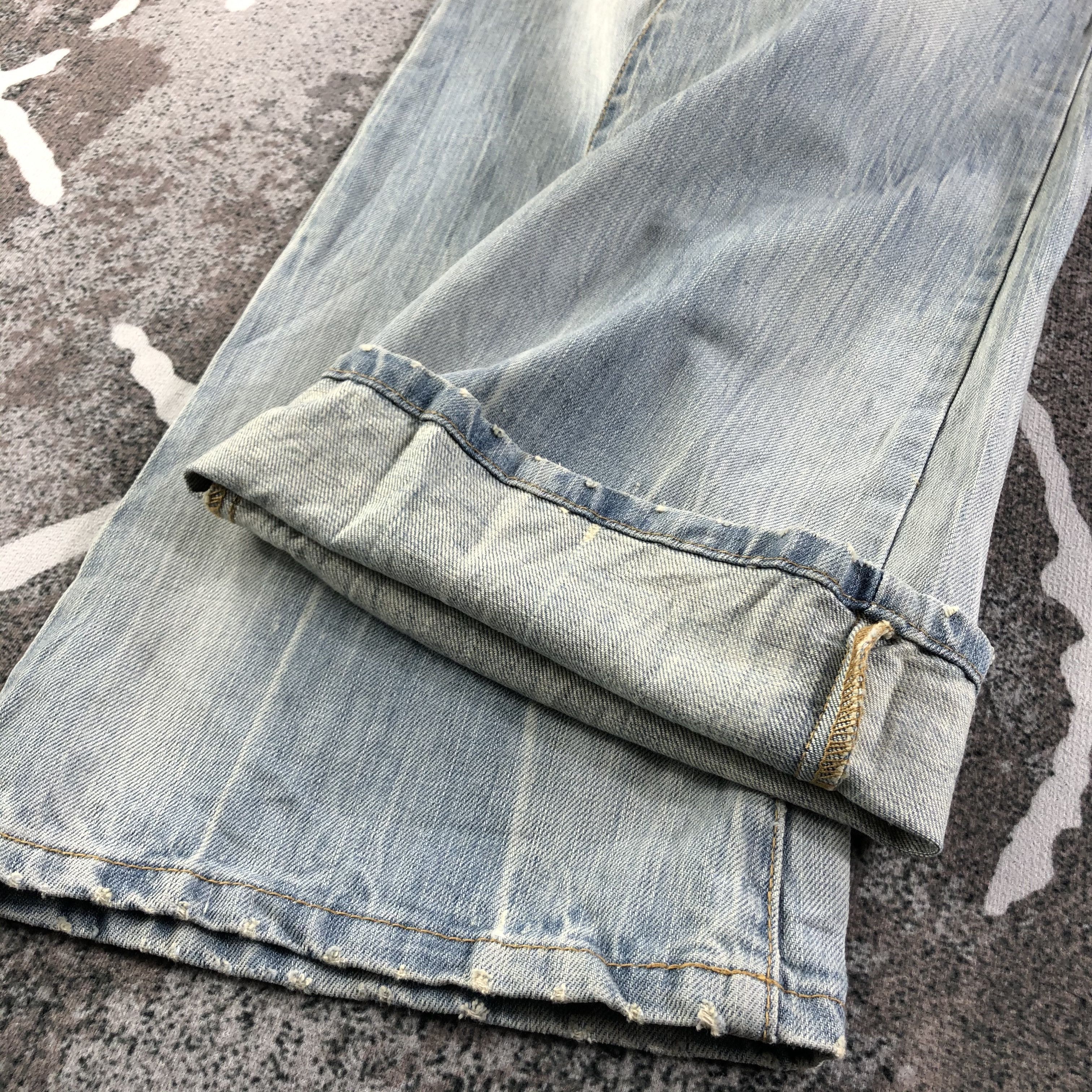 Japanese Brand Japanese Brand Agata Label Jeans Blue Flare Denim KJ1762 Size US 34 / EU 50 - 6 Thumbnail