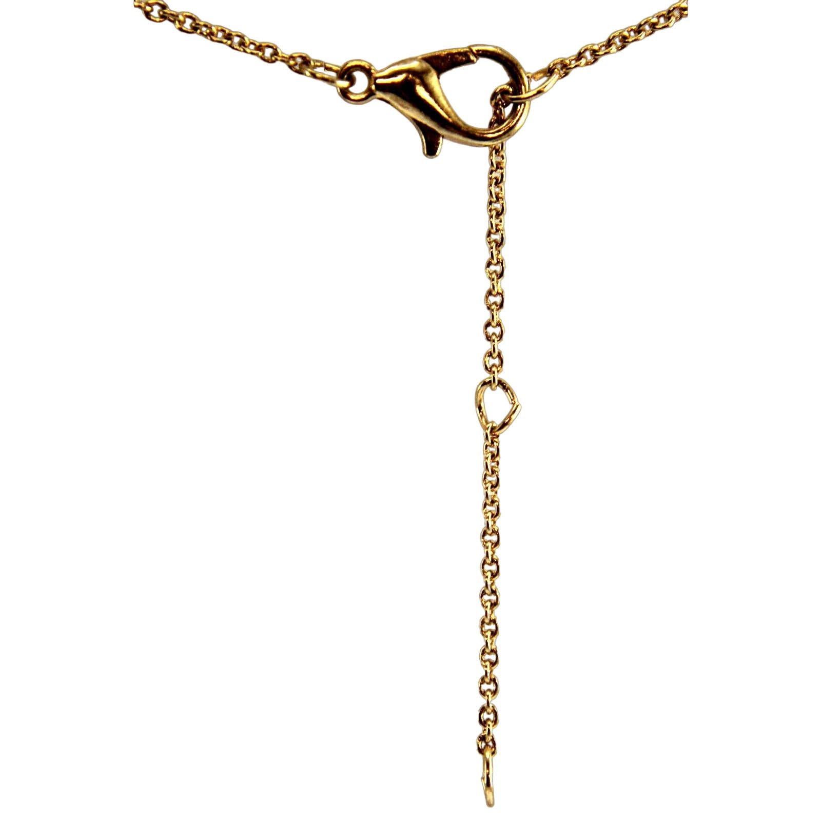 Other Rhinestone Anchor Red Bead Drop Goldtone Pendant Necklace Size ONE SIZE - 2 Thumbnail