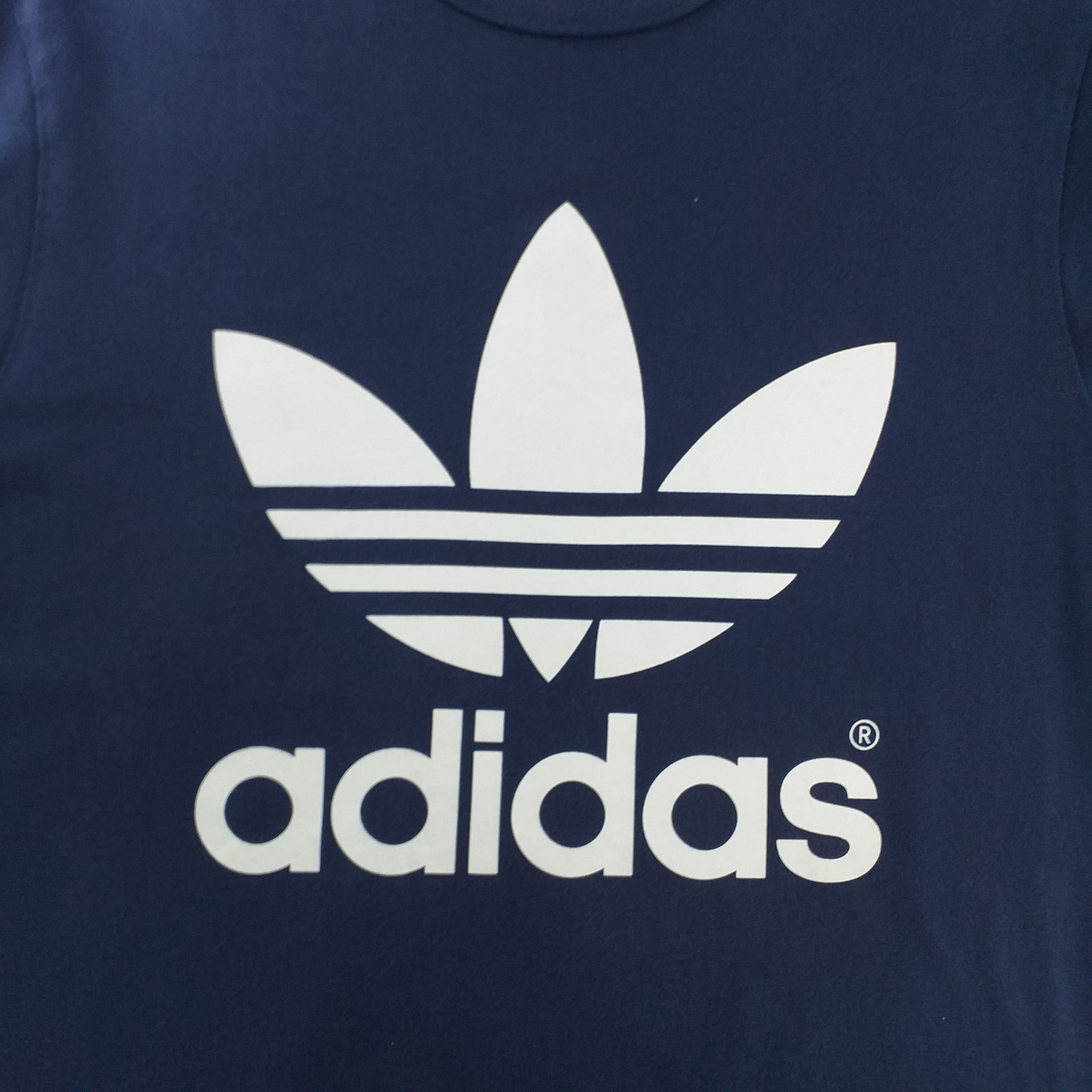 Adidas Adidas Trefoil Big Logo Medium Tshirt -F070 Size US M / EU 48-50 / 2 - 3 Thumbnail
