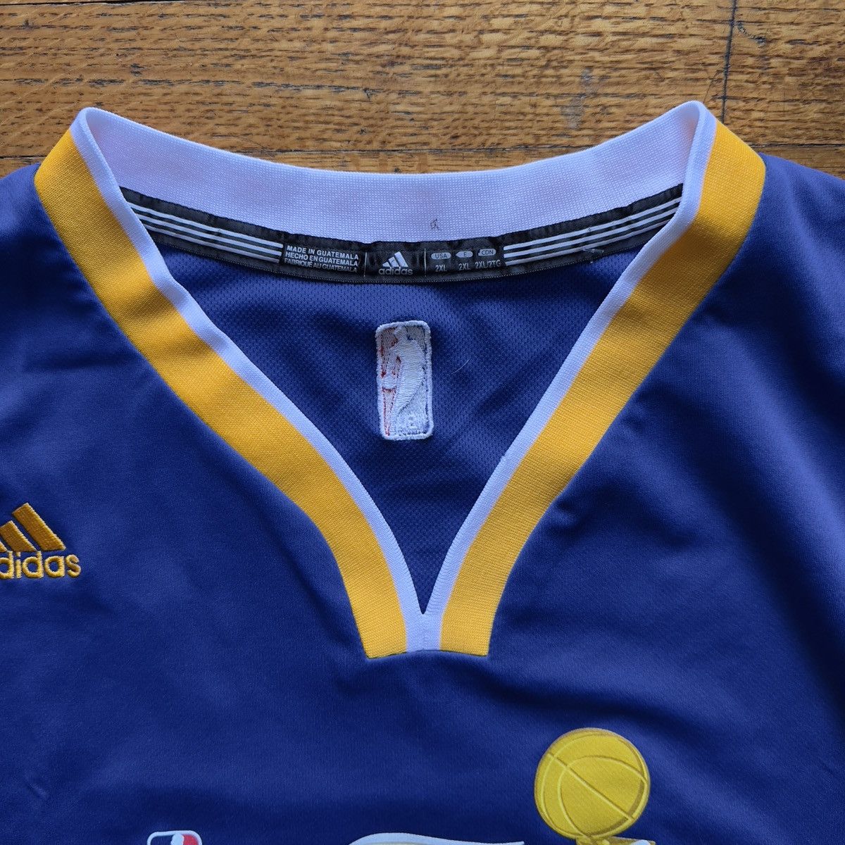 Adidas Adidas Golden State Warriors Jersey Curry XXL Size US XXL / EU 58 / 5 - 2 Thumbnail