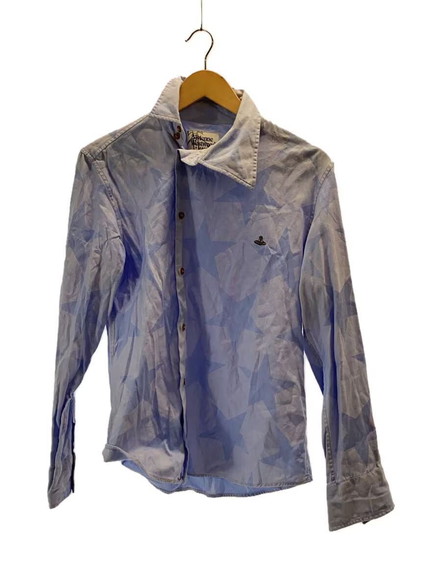 Vivienne Westwood Asymmetrical Orb Logo Button Up Shirt Size XL / US 12-14 / IT 48-50 - 1 Thumbnail