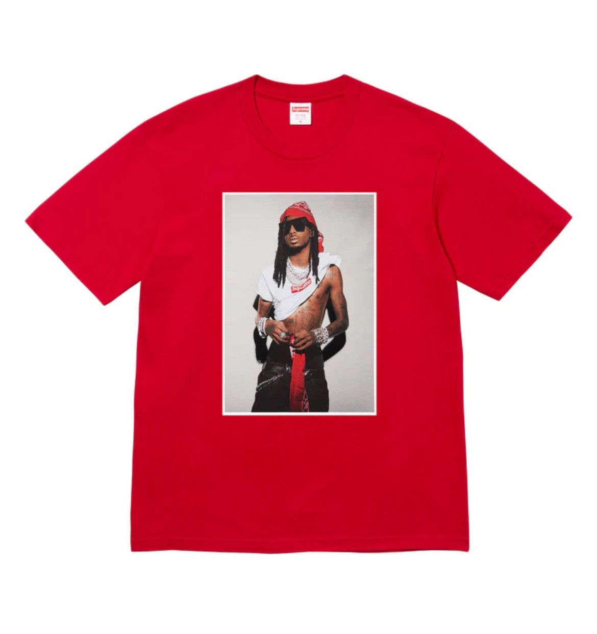 Supreme SUPREME x 00PIUM (playboi carti tee) Size US L / EU 52-54 / 3 - 1 Preview