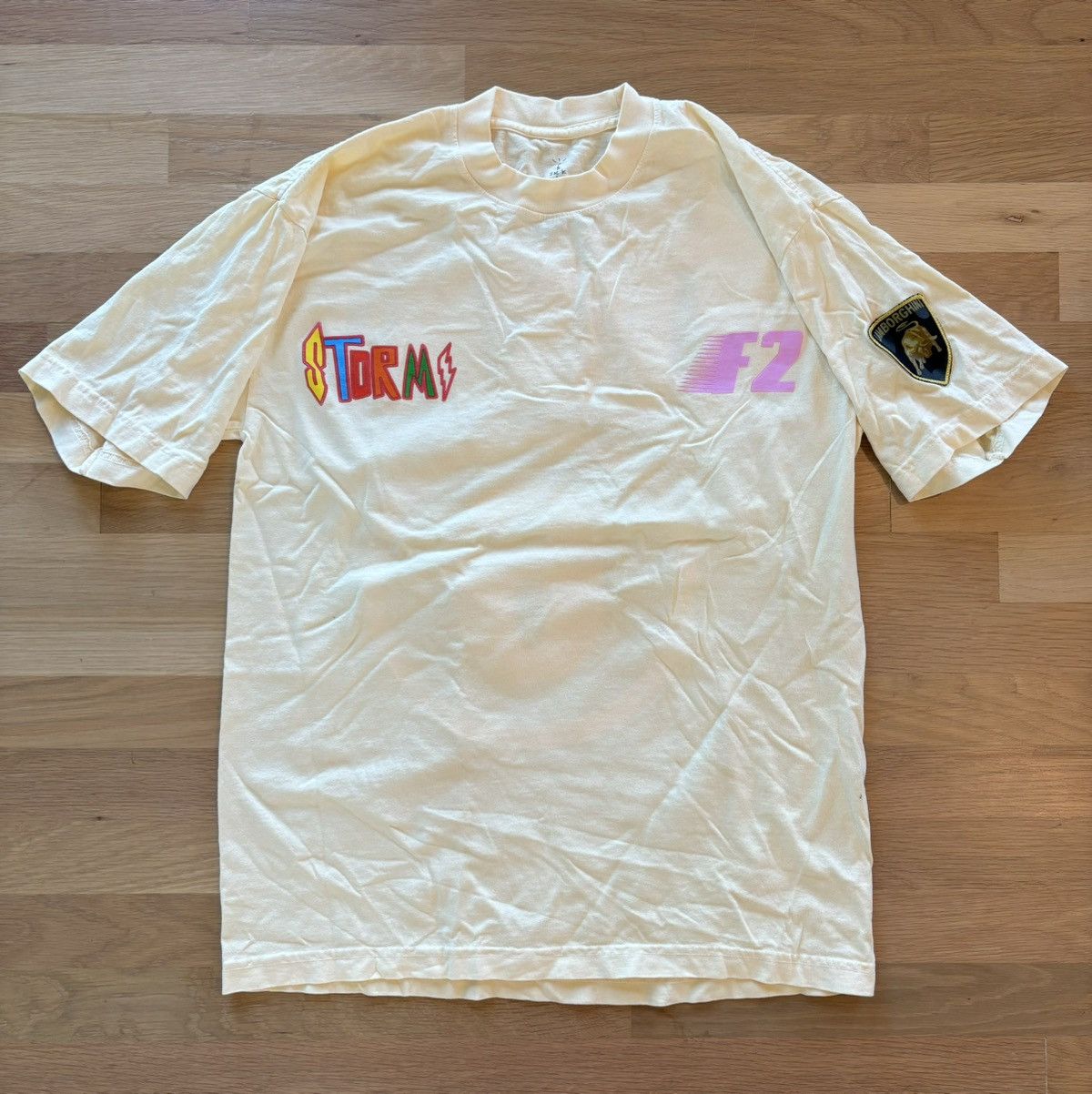 Travis Scott RARE Travis Scott Stormi World Formula Two F2 Tee Size US M / EU 48-50 / 2 - 1 Thumbnail