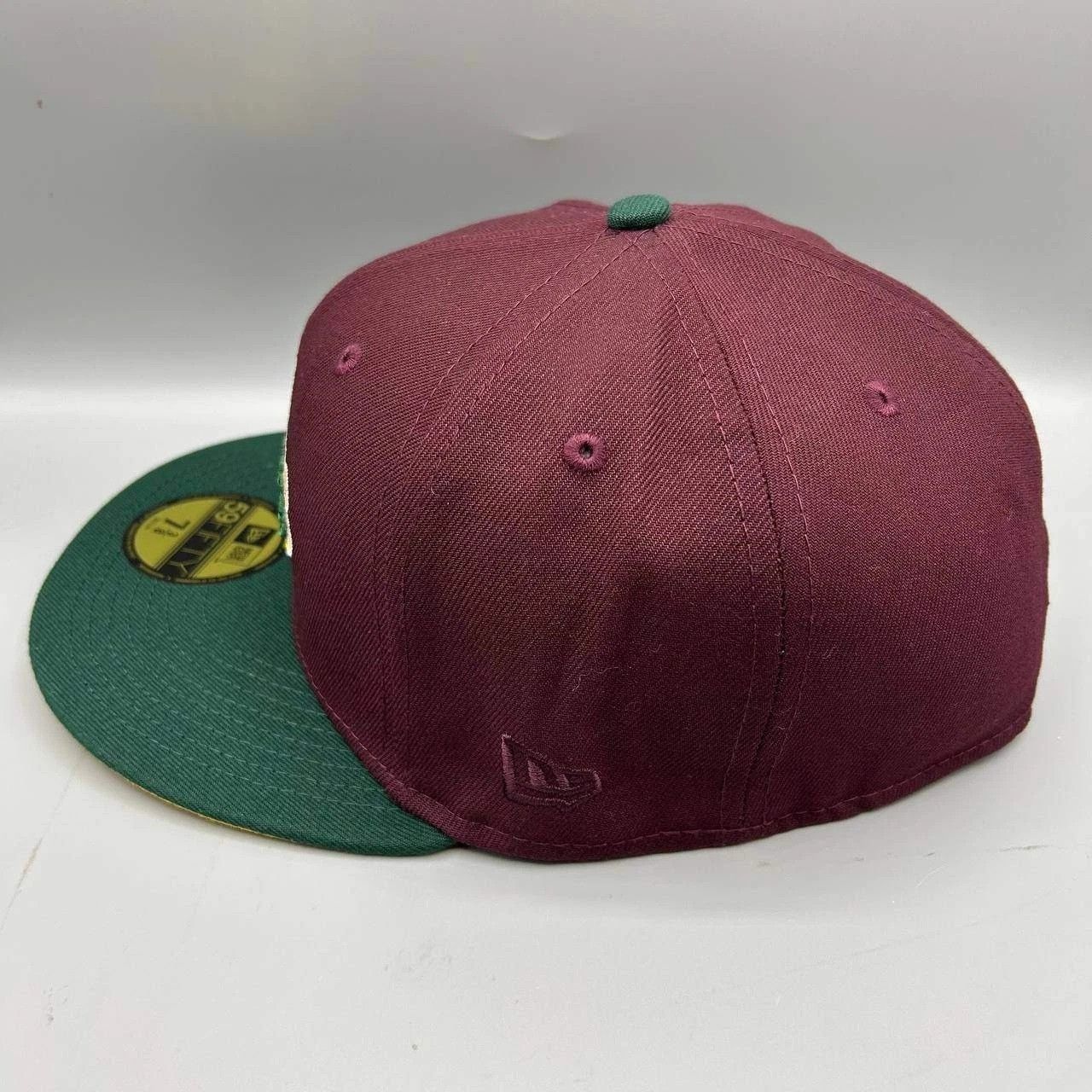 New Era Milwaukee Brewers Hat Men 7 3/8 Red Green MLB Fitted Cap New Size ONE SIZE - 7 Thumbnail