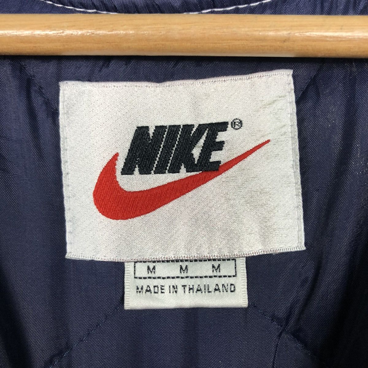 Nike 🔥VINTAGE BOMBER JACKET NIKE HALF ZIPPER BIG SWOOSH Size US M / EU 48-50 / 2 - 18 Thumbnail