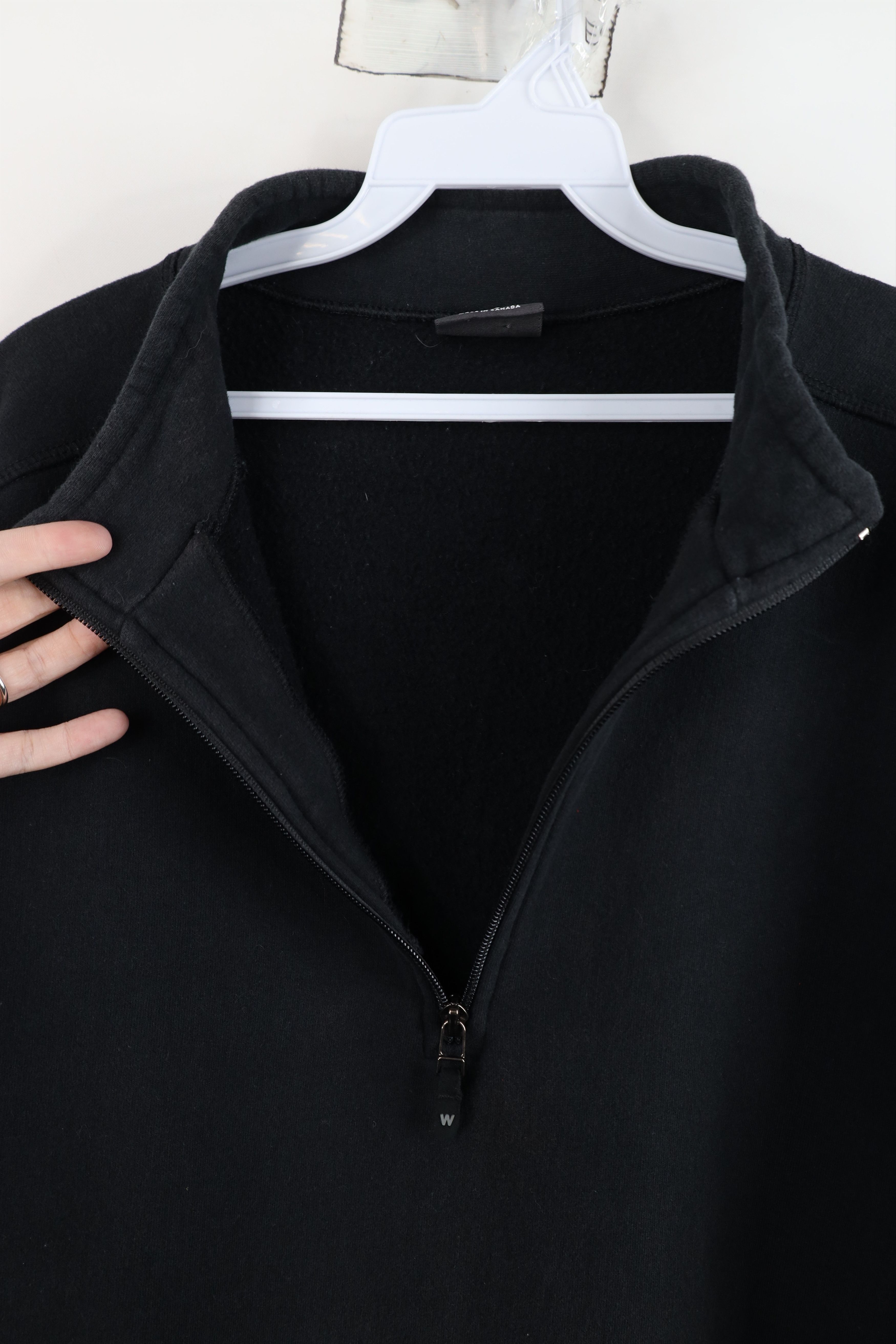 Woolrich Woolen Mills Vintage 90s Woolrich Half Zip Pullover Sweatshirt Black Size US XXL / EU 58 / 5 - 7 Thumbnail