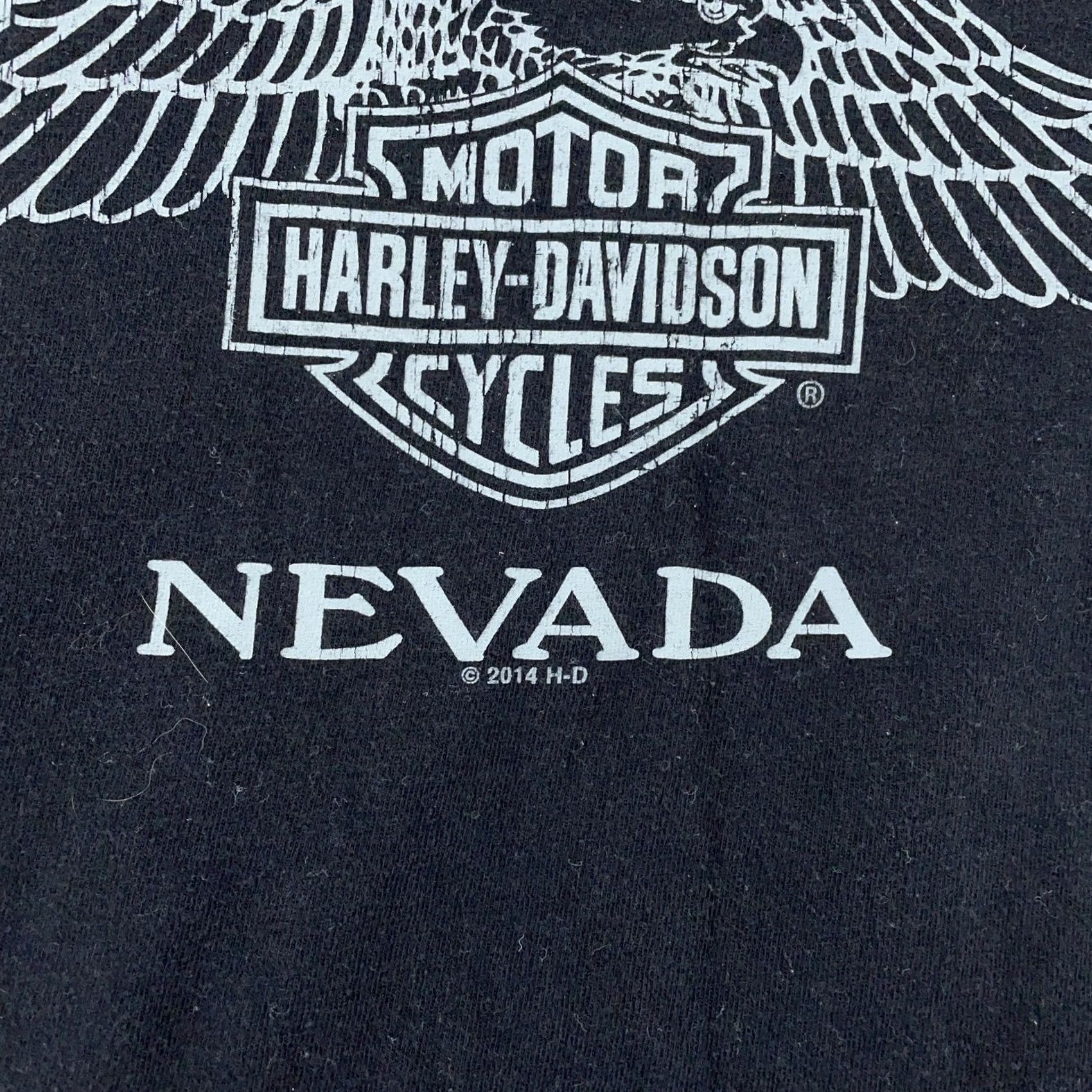 Harley Davidson Harley-Davidson T-Shirt Mens XL Black USA Outdoor Motorcycle Las Vegas Nevada Biker Graphic Print Short Sleeve Crew Neck Size US XL / EU 56 / 4 - 5 Thumbnail