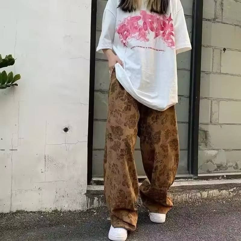 Japanese Brand × Vintage casual, very comfortable wide leg pants Size 35" - 4 Thumbnail