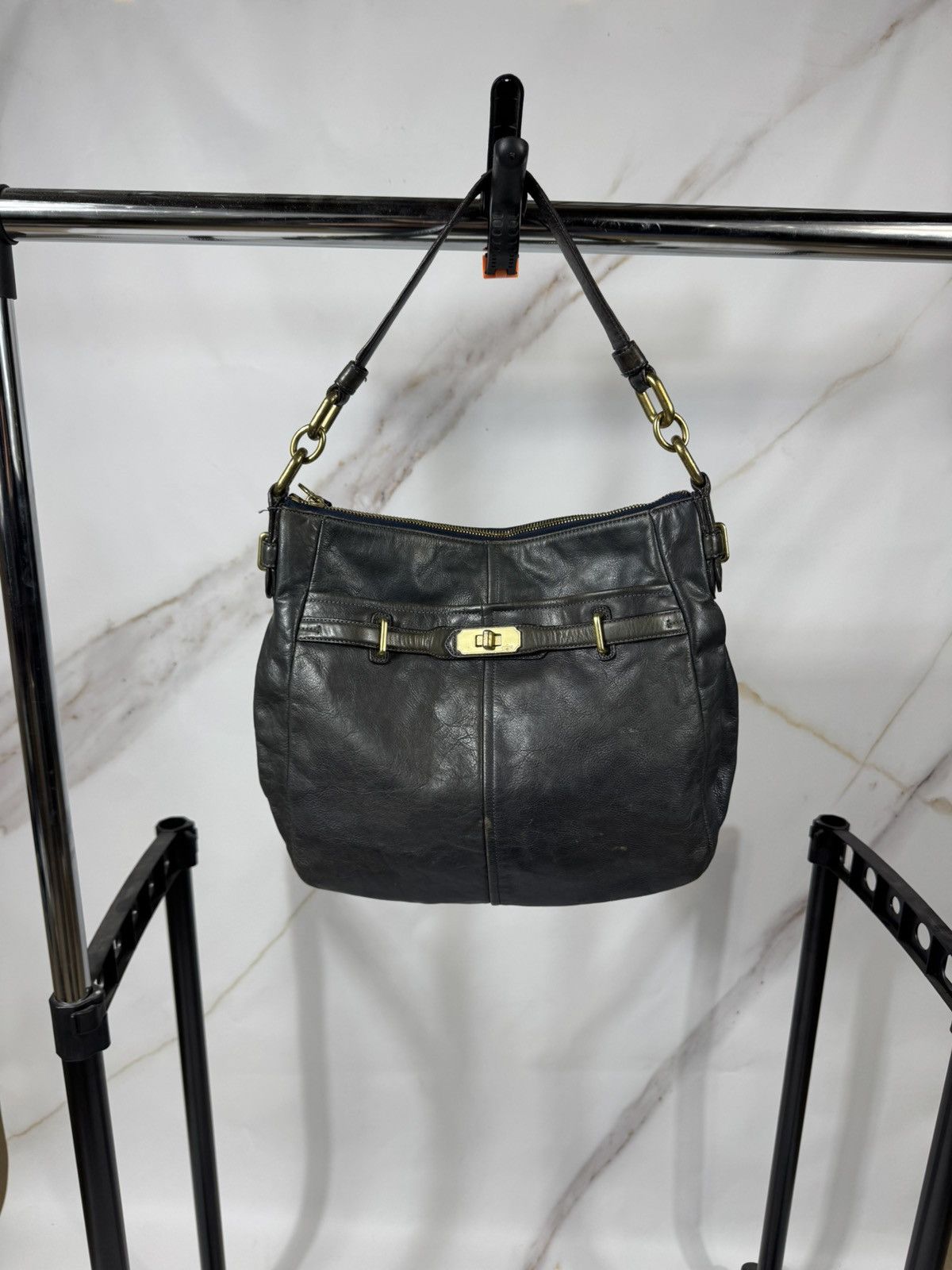 Coach Vintage Coach Leather Distressed Bag Size ONE SIZE - 1 Thumbnail