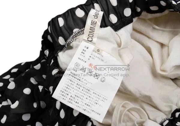 Comme des Garcons COMME des GARCONS Black Polka Dot Skirt. Size US 34 / EU 50 - 9 Thumbnail