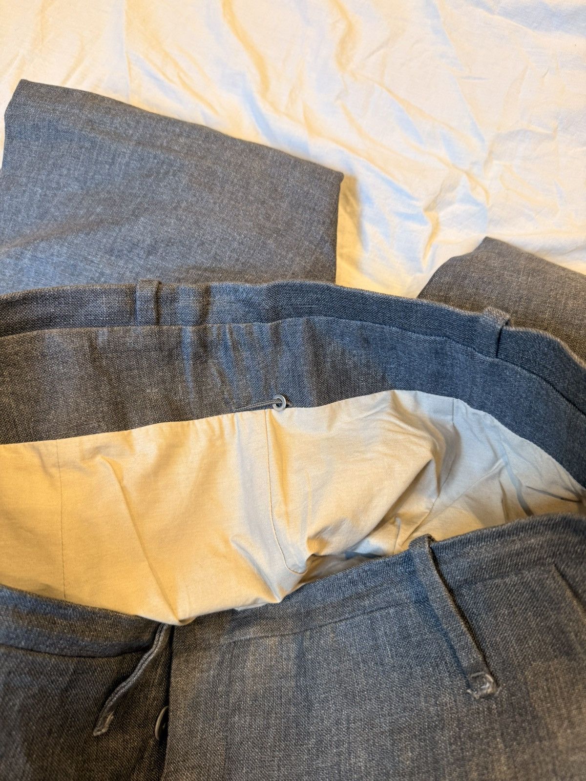 Label Under Construction Cotton/linen pants Size US 32 / EU 48 - 4 Thumbnail